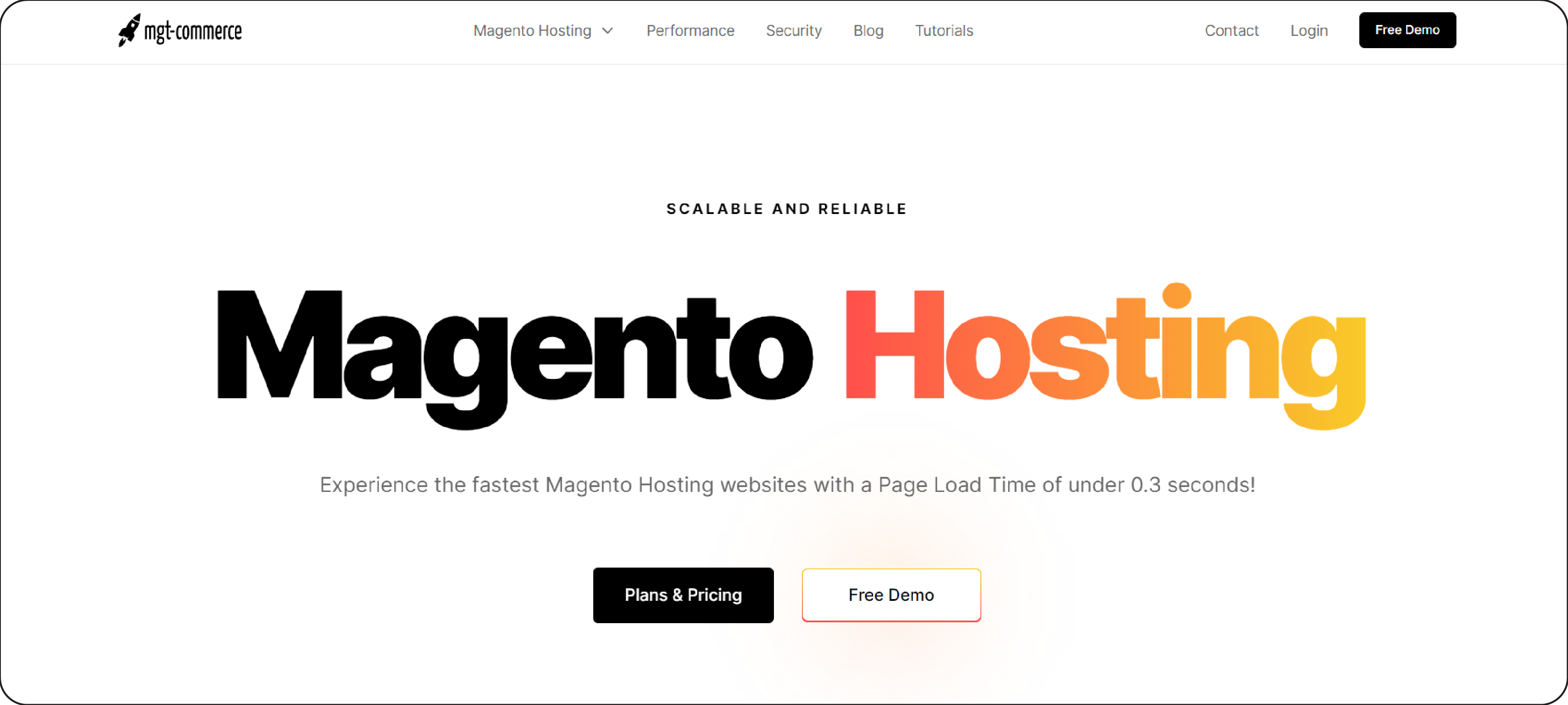 MGT Commerce as the best overall Magento hosting provider