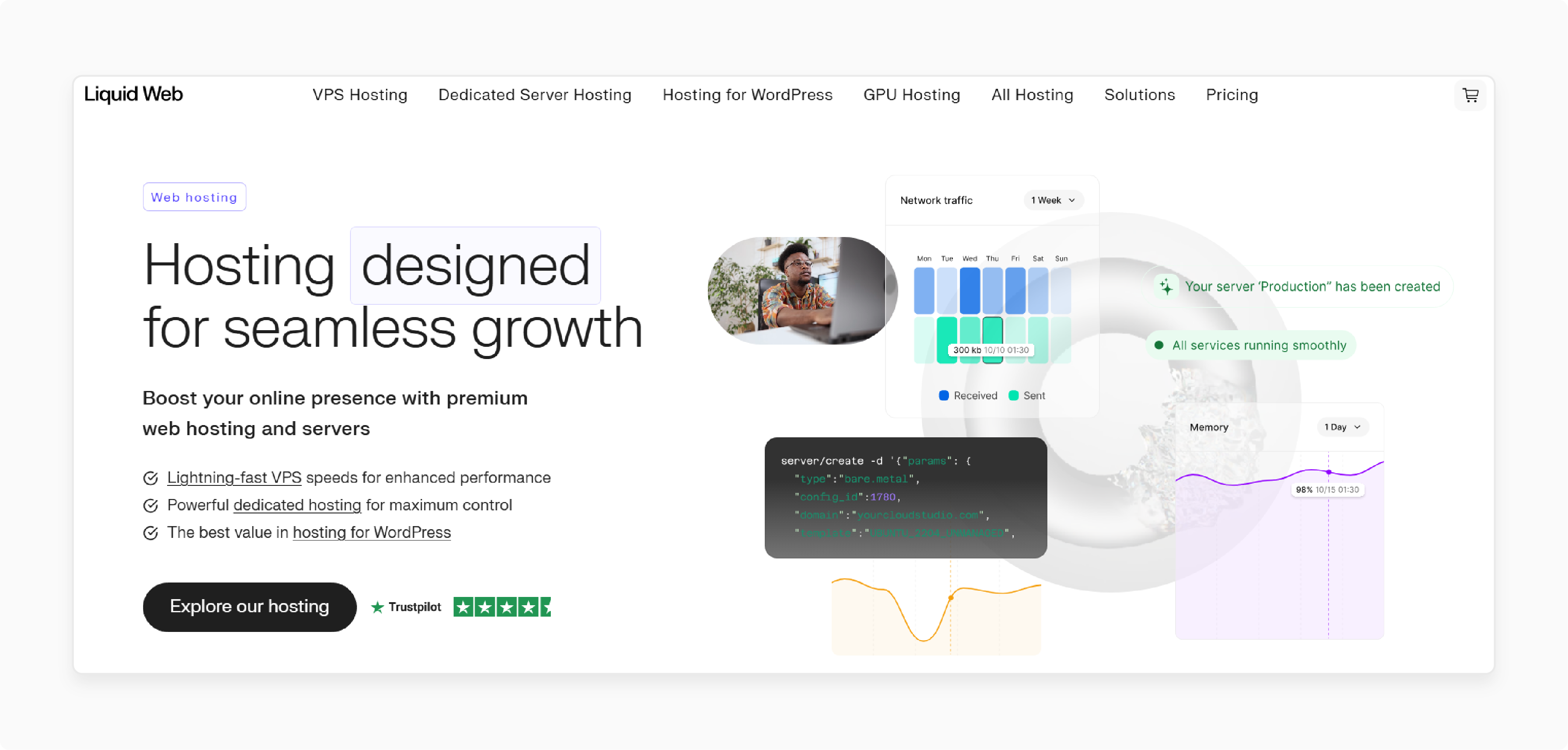 Liquid Web hosting with 24/7 support