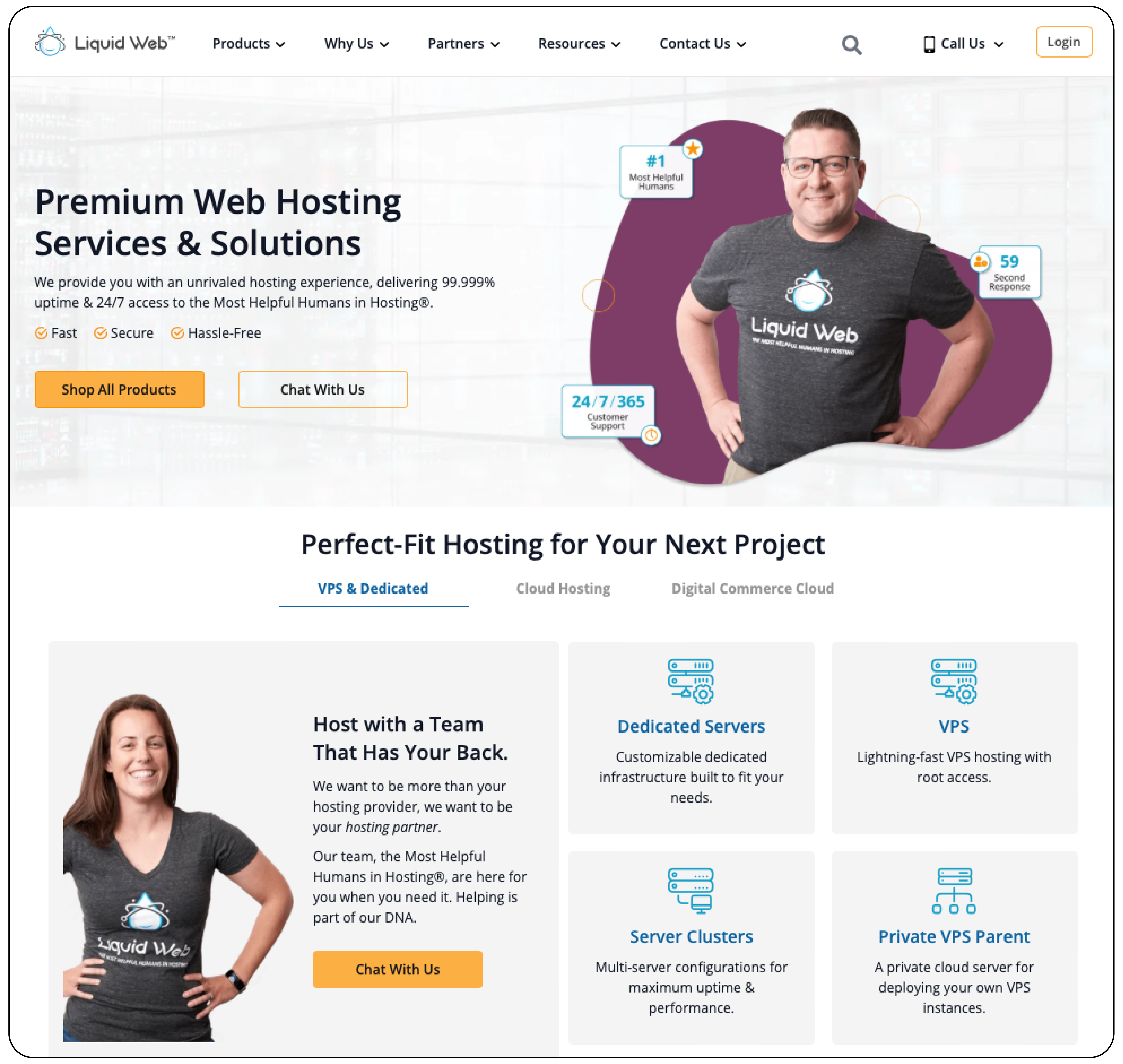 Liquid Web hosting services with specialized Magento support