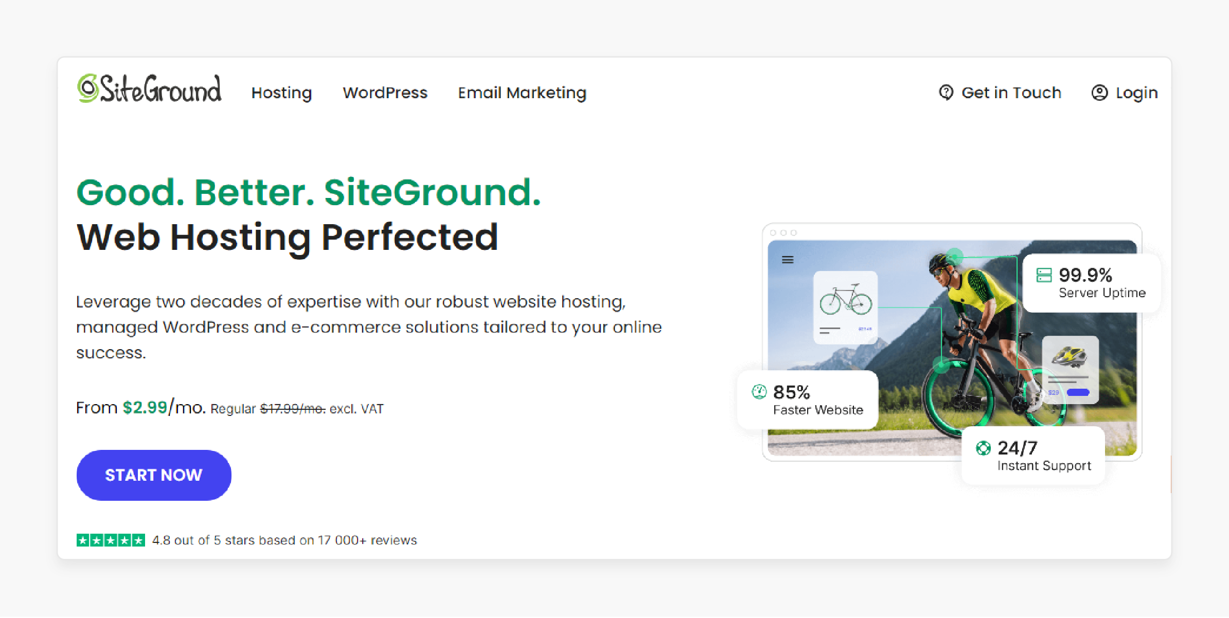 Best Magento Hosting Providers: SiteGround