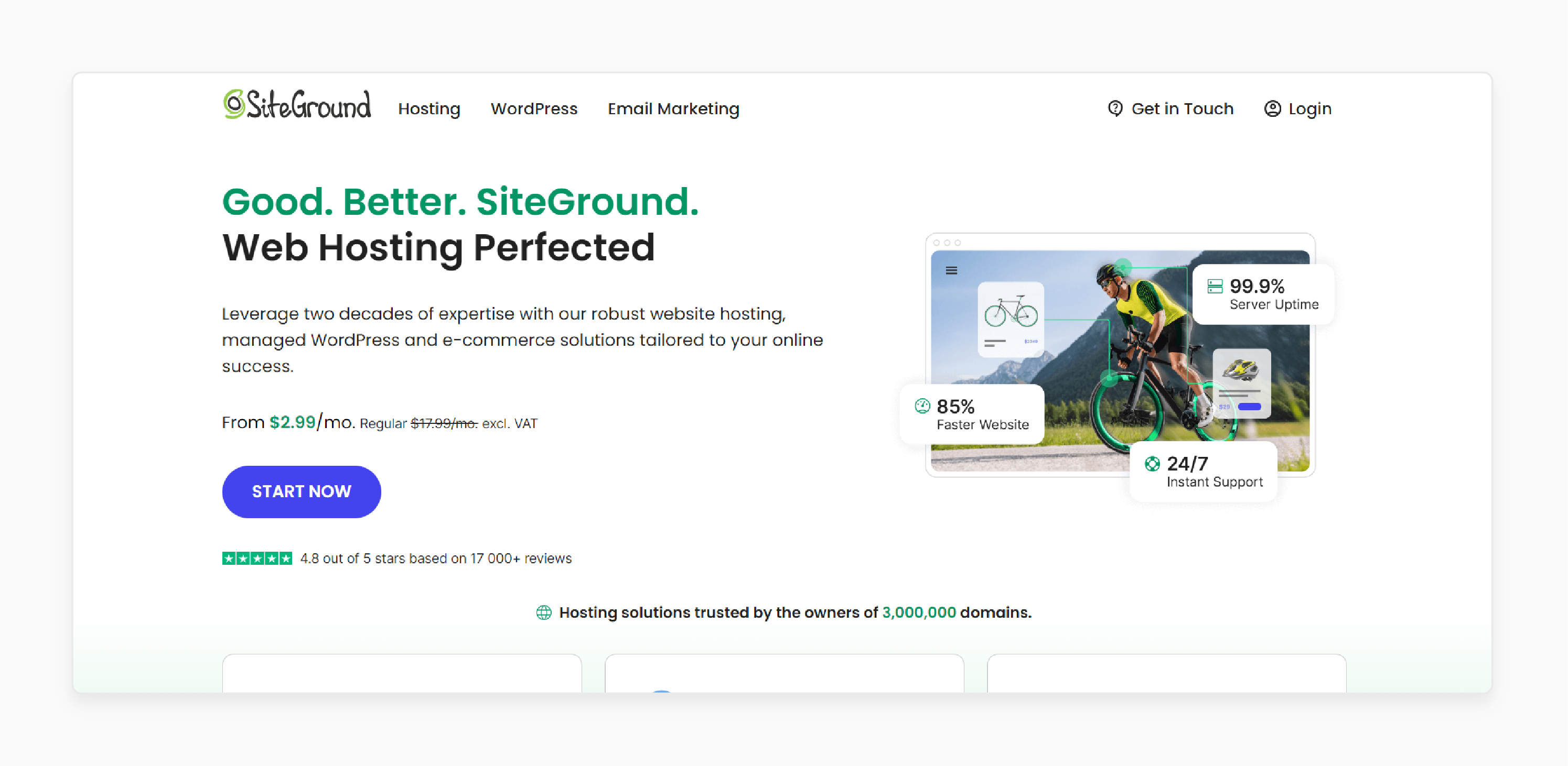 Cloud Hosting Service Providers: SiteGround