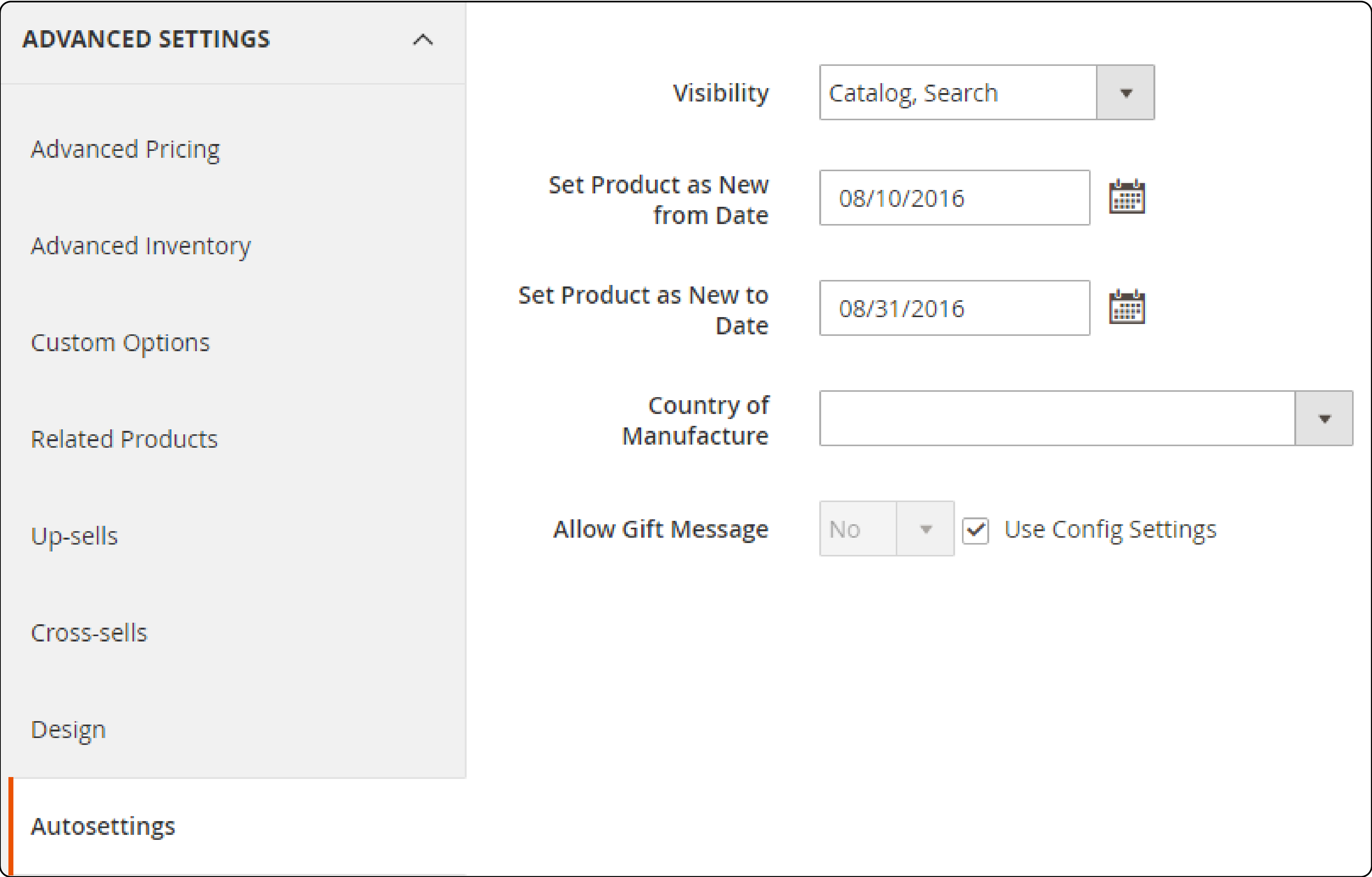Step-by-step guide to setting the display period for new products in Magento 2