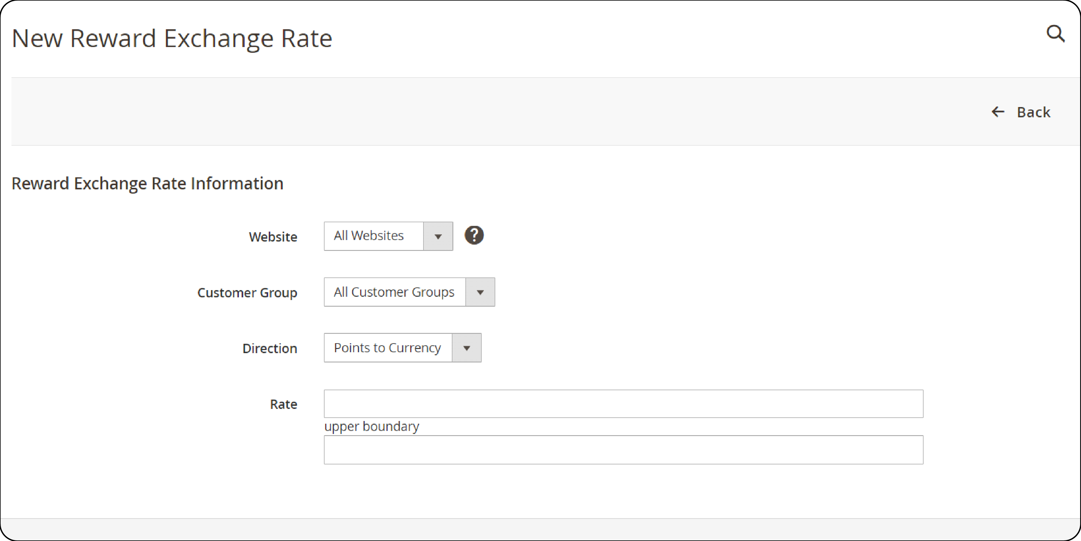 Setting up reward exchange rates to encourage more purchases in Magento