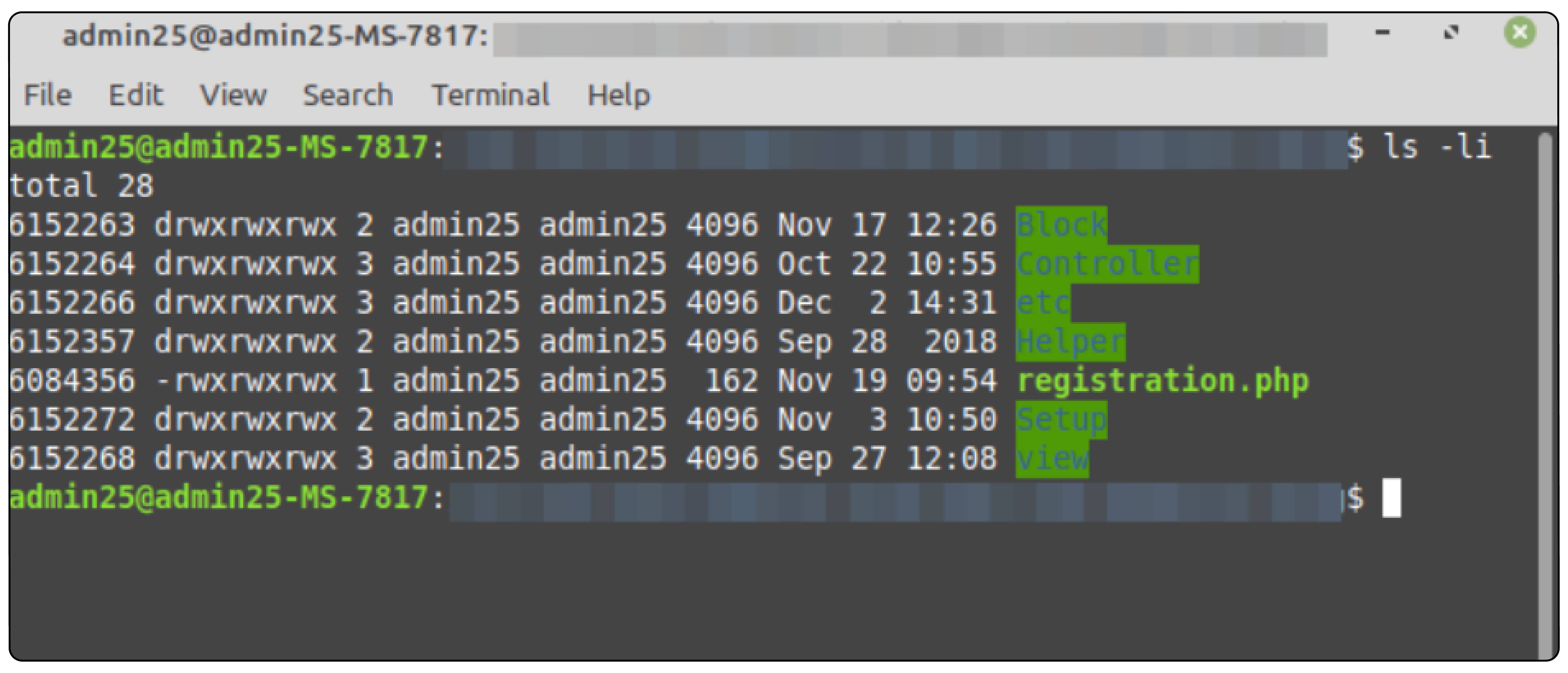 File Permissions for Magento 500 internal server error