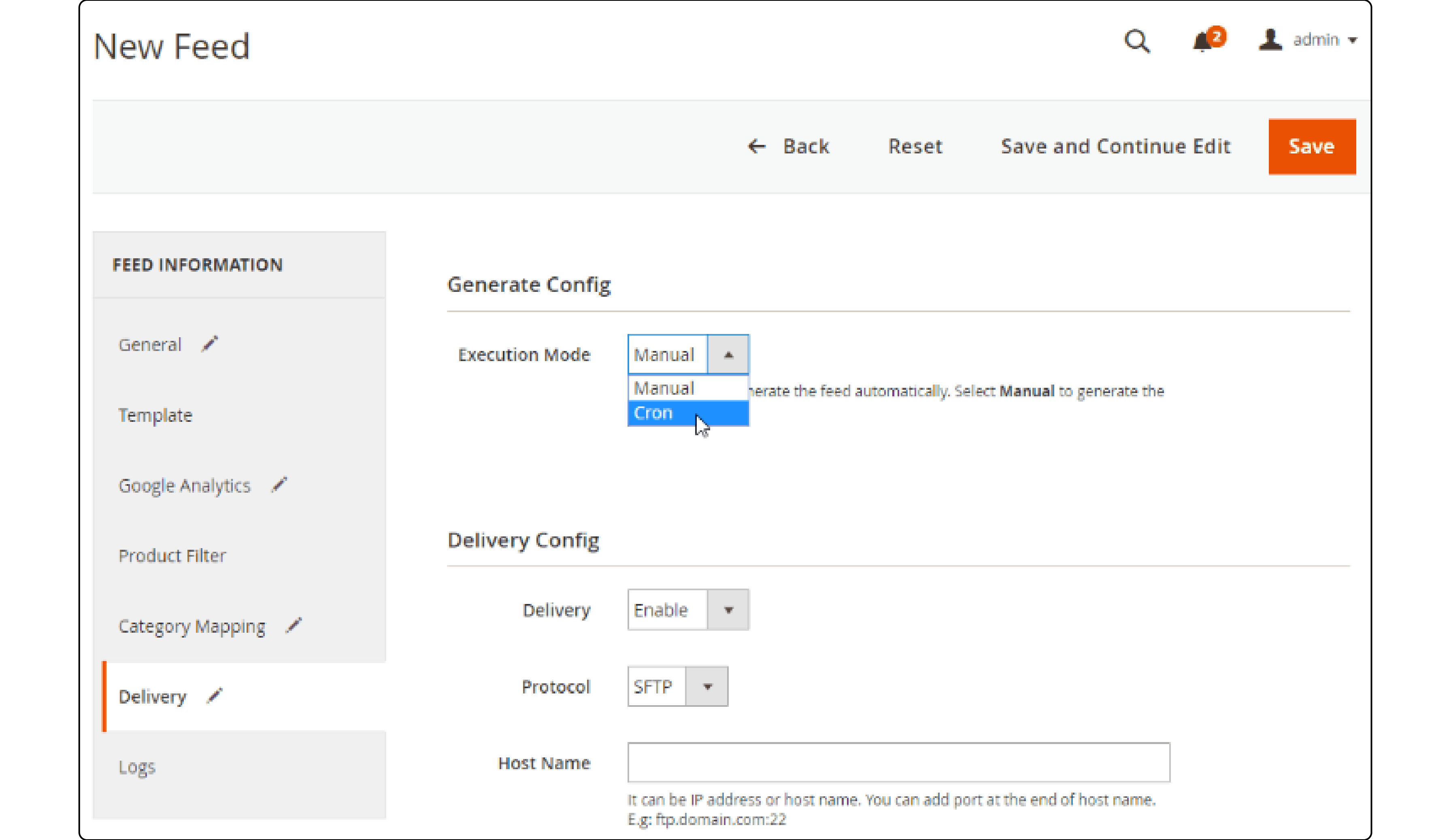 Manual or Cron Job in Magento Google Shopping Feed