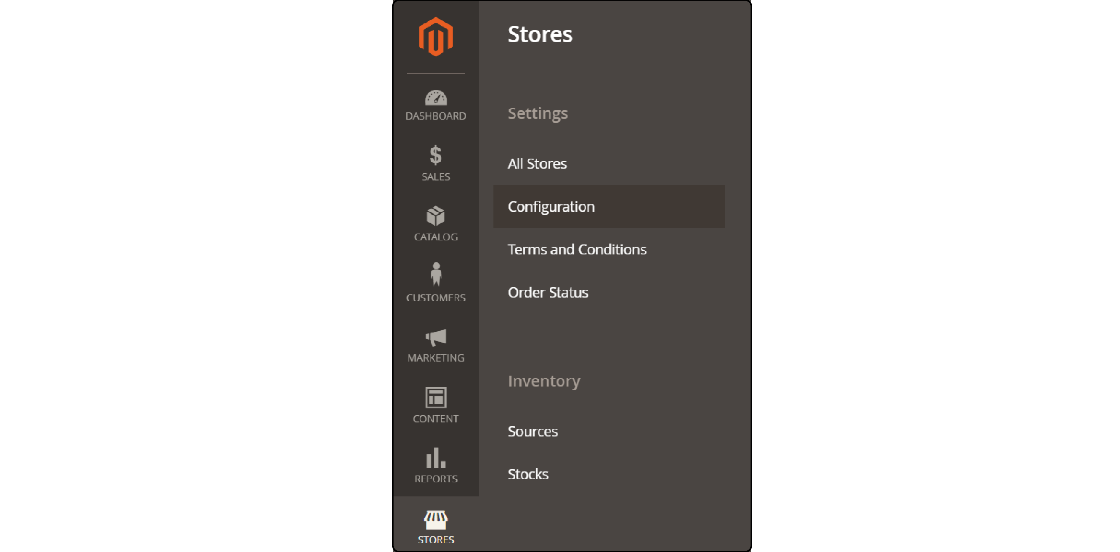 Navigating the configuration options in Magento 2 Admin for RSS feed settings