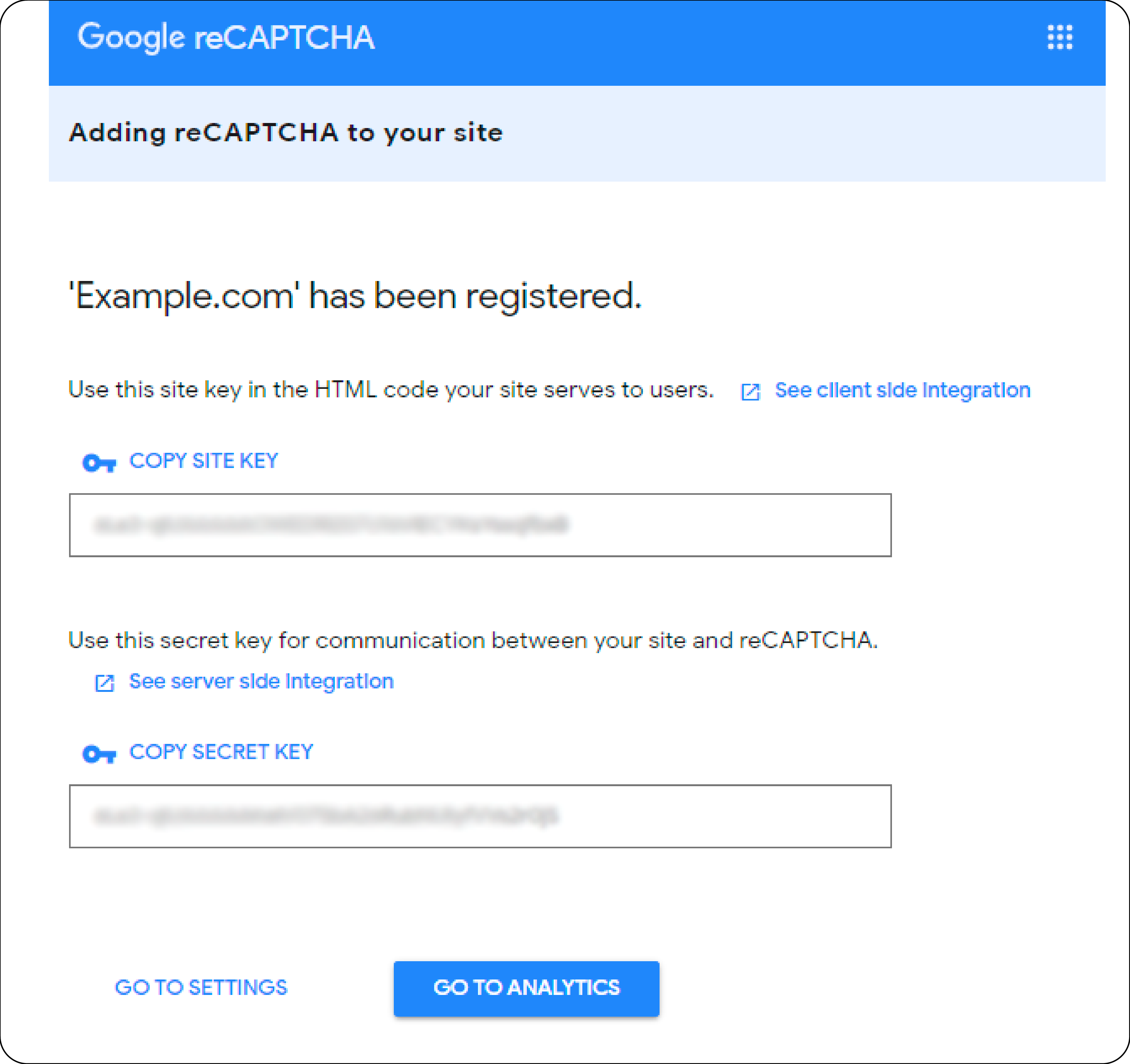 Copying Keys in Magento Google Invisible Captcha
