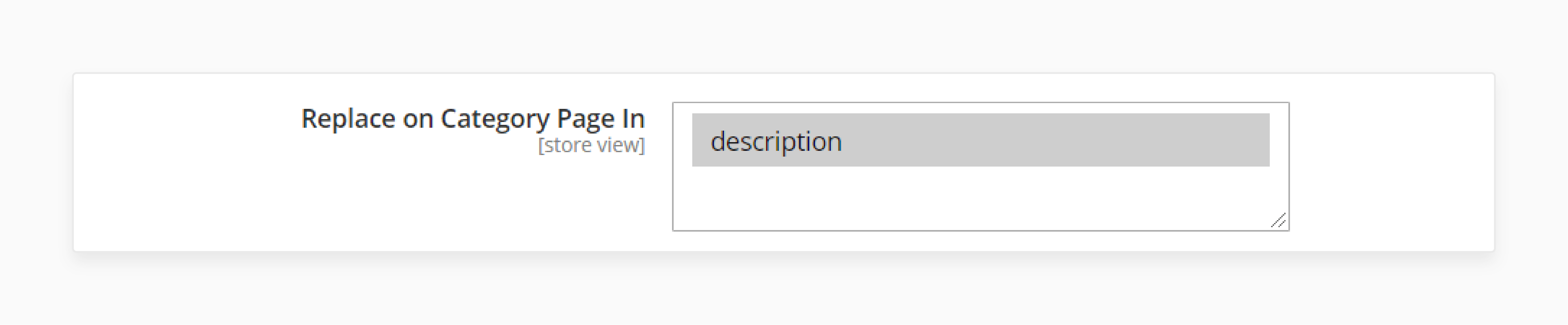 defining replacement locations for category pages in magento 2 for cross-linking optimization