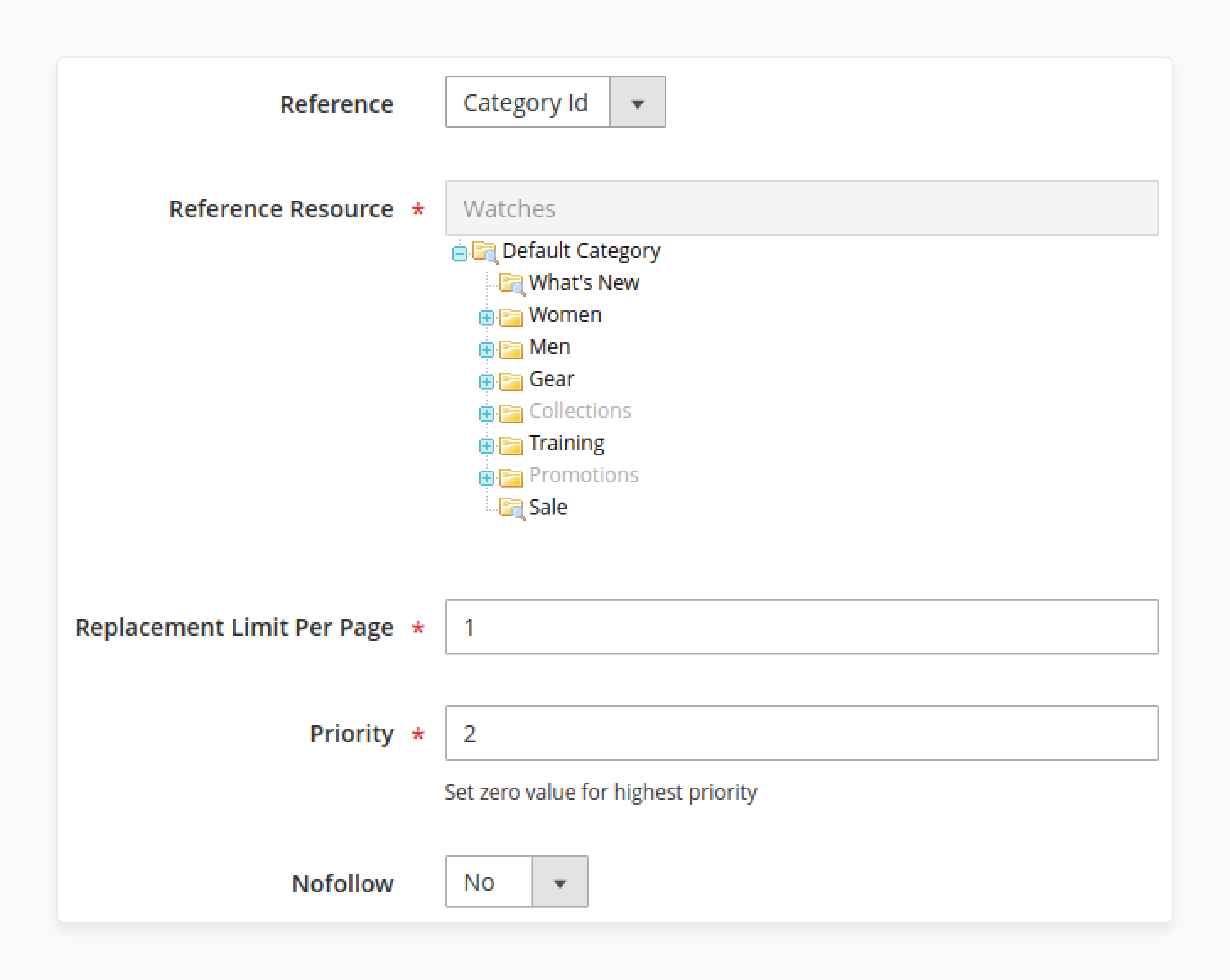 category page cross-link setup in magento 2 for better navigation and seo results