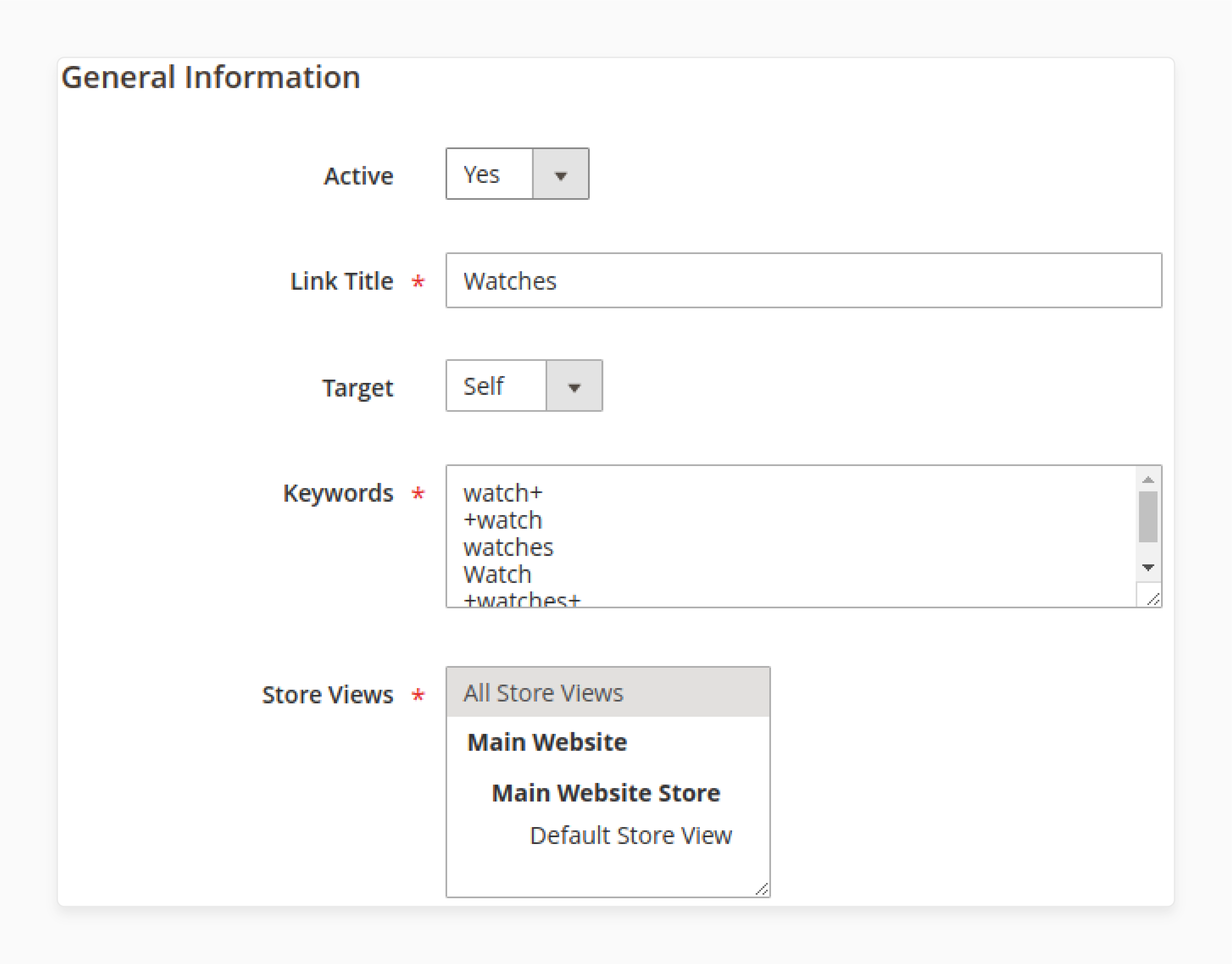 editing or adding a cross-link rule in magento 2 to manage internal links for seo