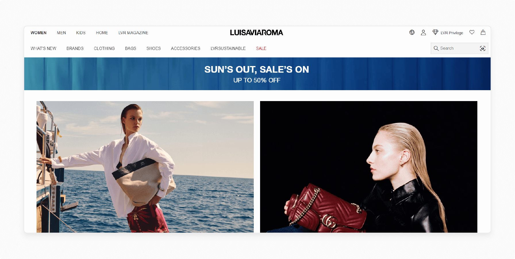 Luisa Via Roma utilizing Magento Hosting Italia for e-commerce