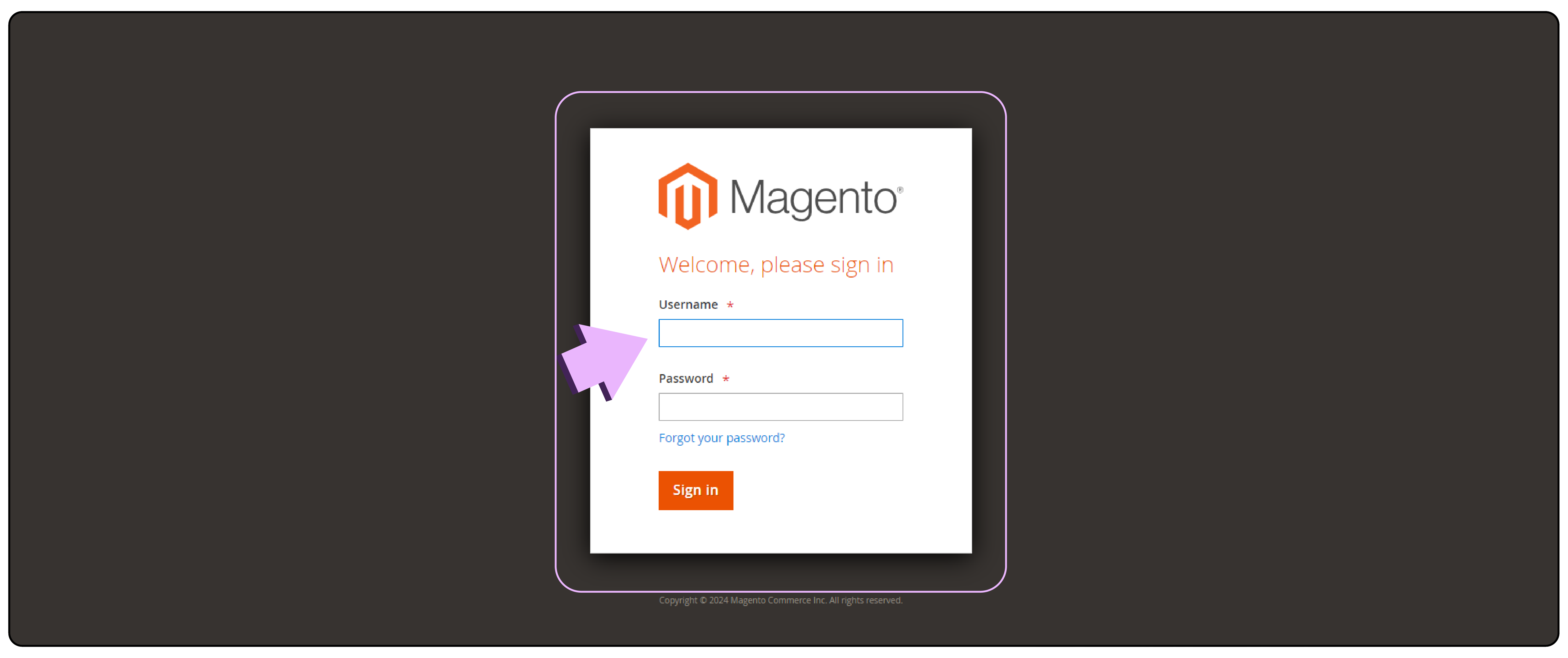 Magento 2 Admin Panel Access