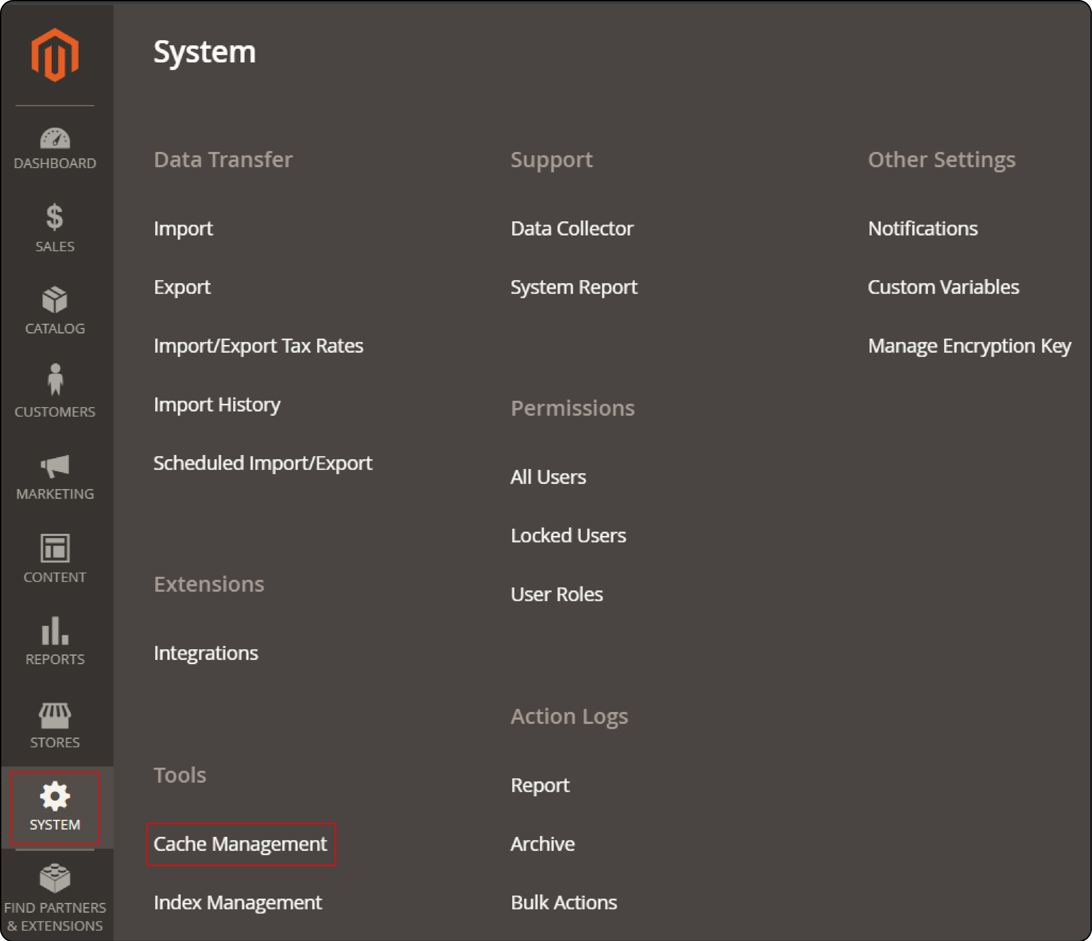 Cache Management to change favicon in Magento 2