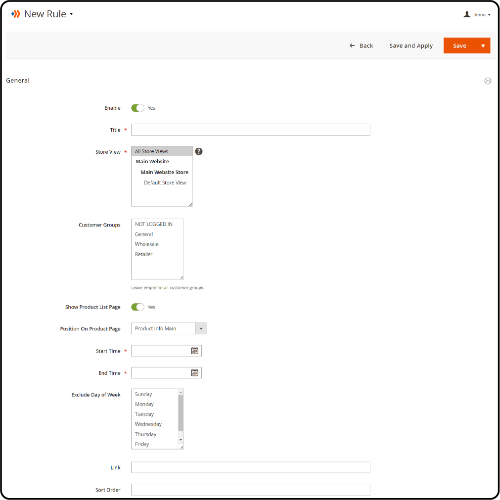 Display Countdown Clock on Frontend