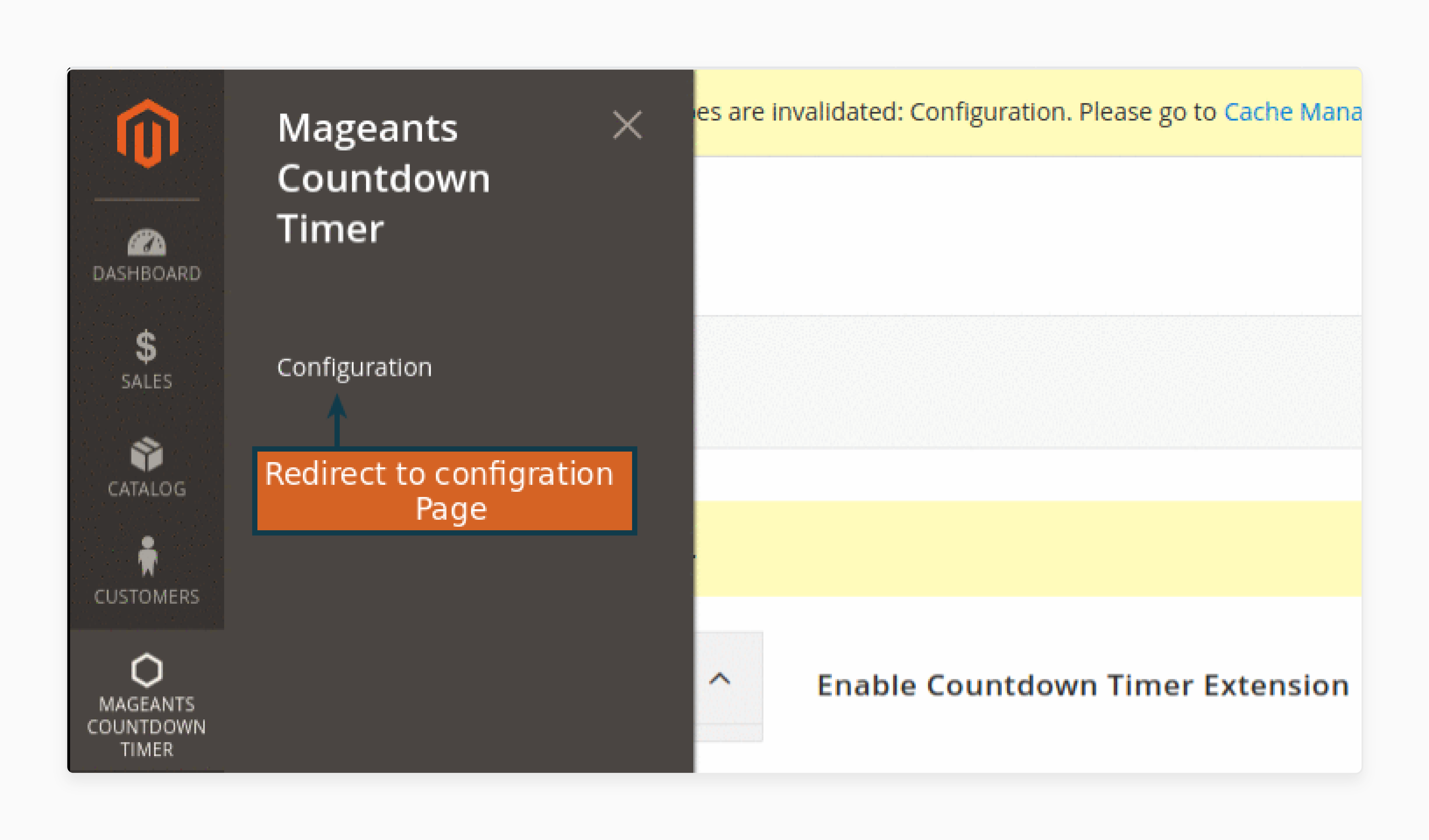 Magento Countdown Timer Extension Basic Configuration Settings