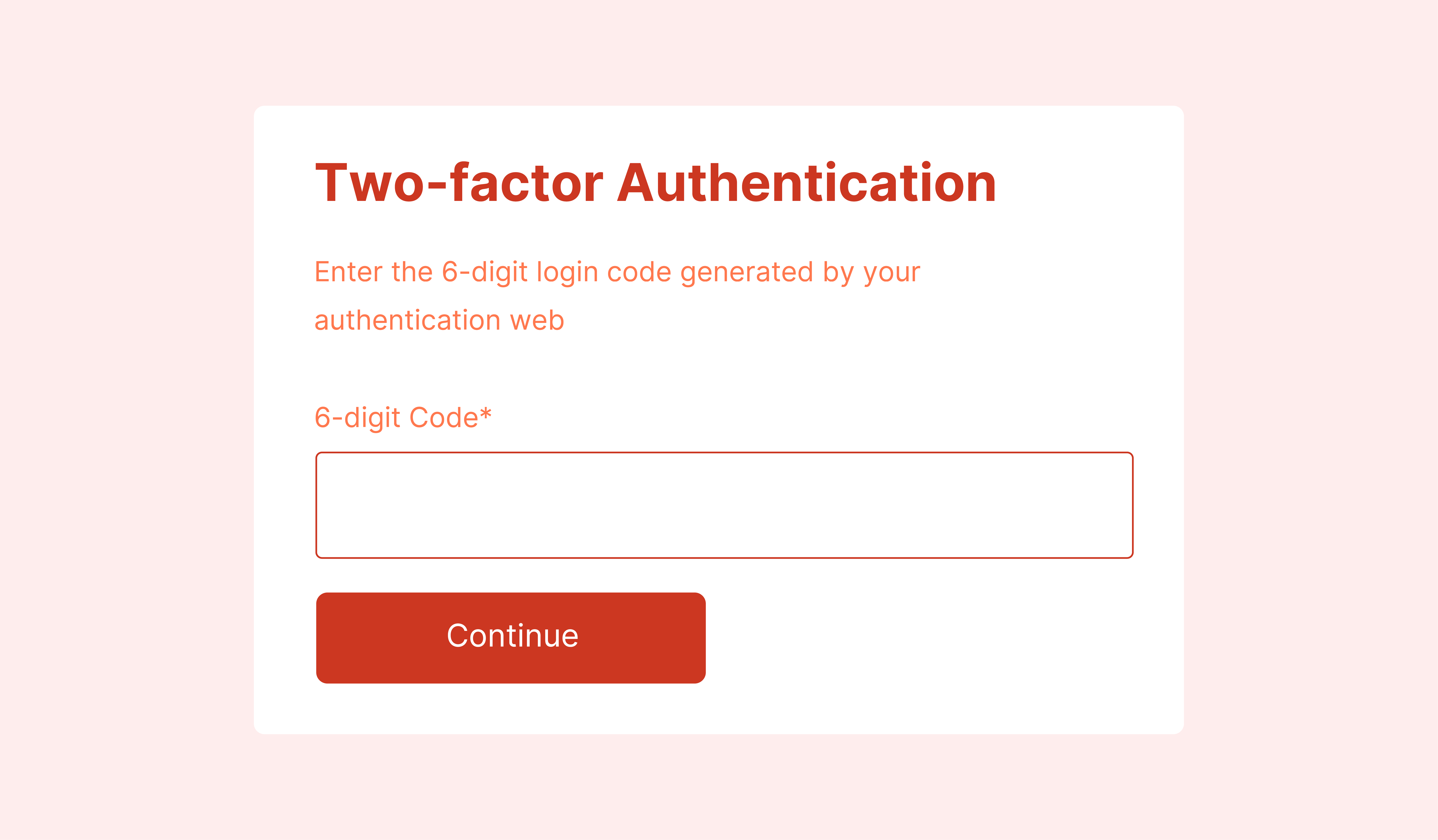 Two-factor Authentication (2FA)