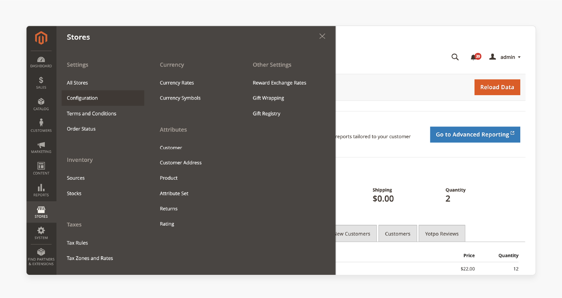 Magento 2 Customer Account Scope Configuration Step
