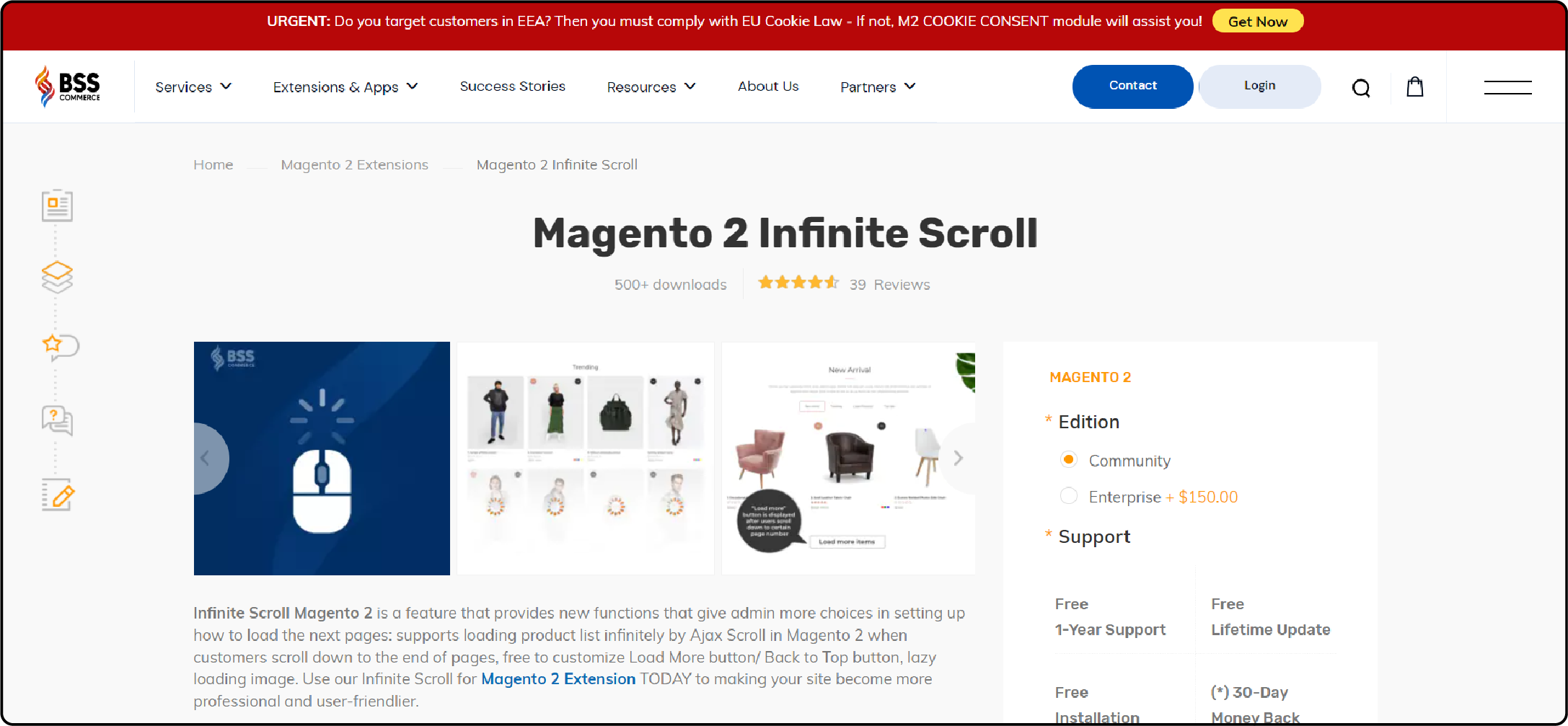 BSS Commerce Magento Infinite Scroll