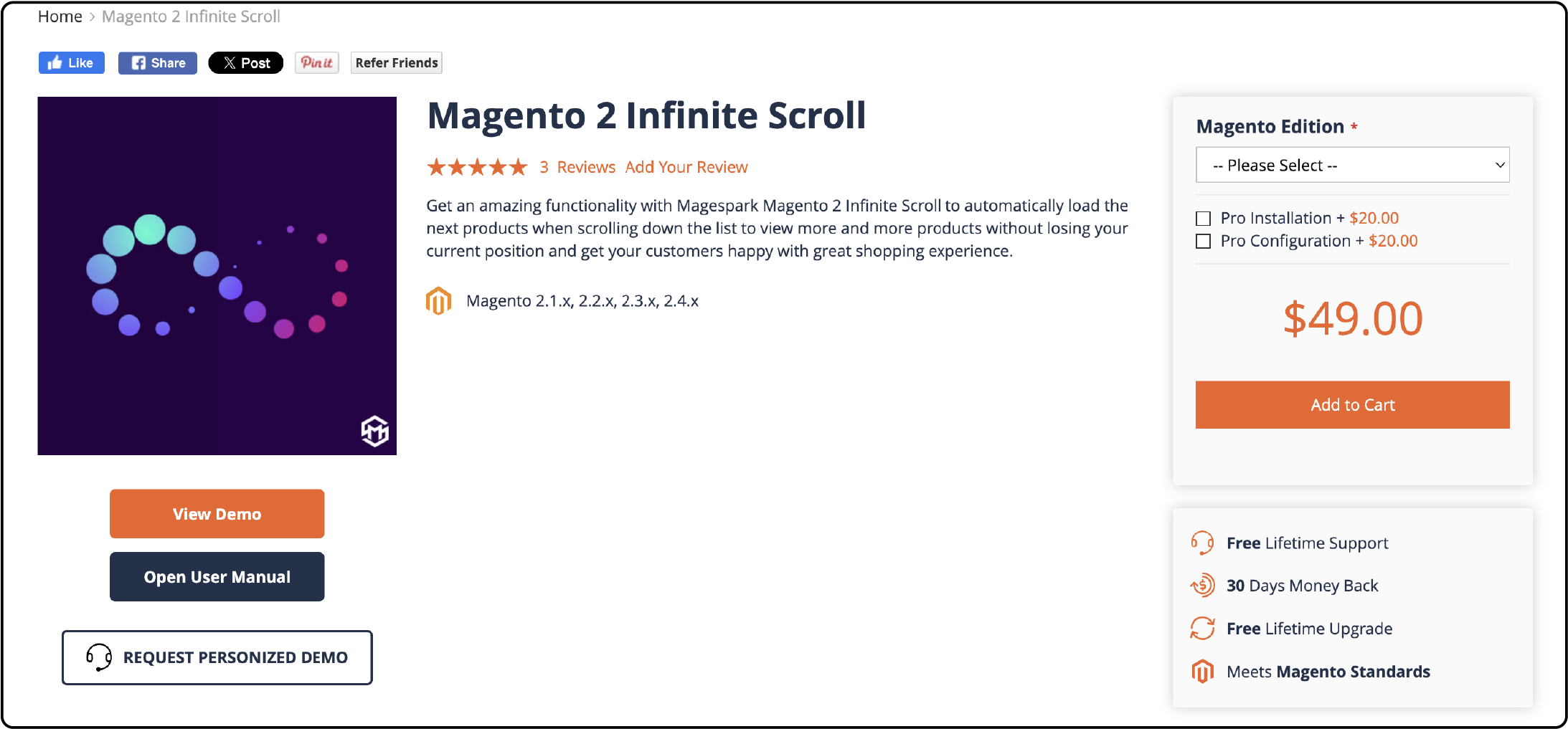 Magento Infinite Scroll by Magespark
