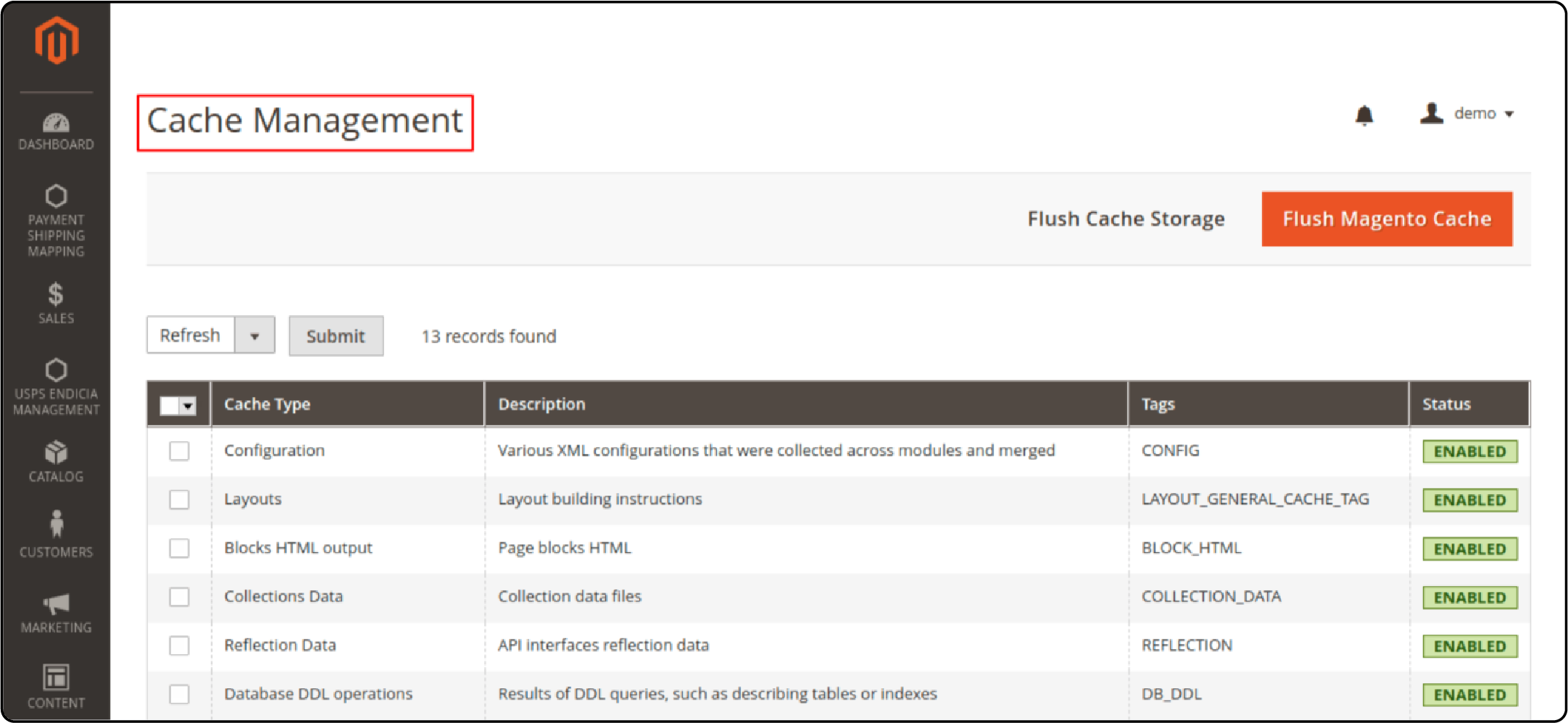 Cache Management in Magento 2 Payment Restrictions