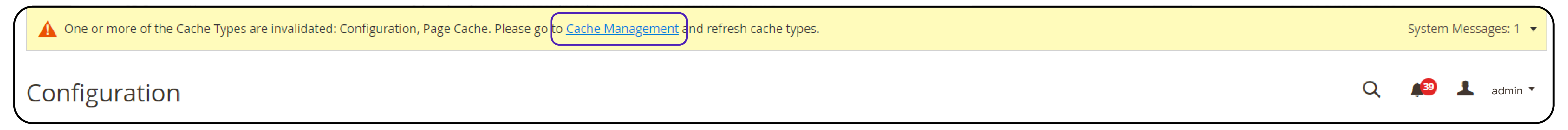 Refreshing cache as final step in Magento 2 Single Store Mode activation