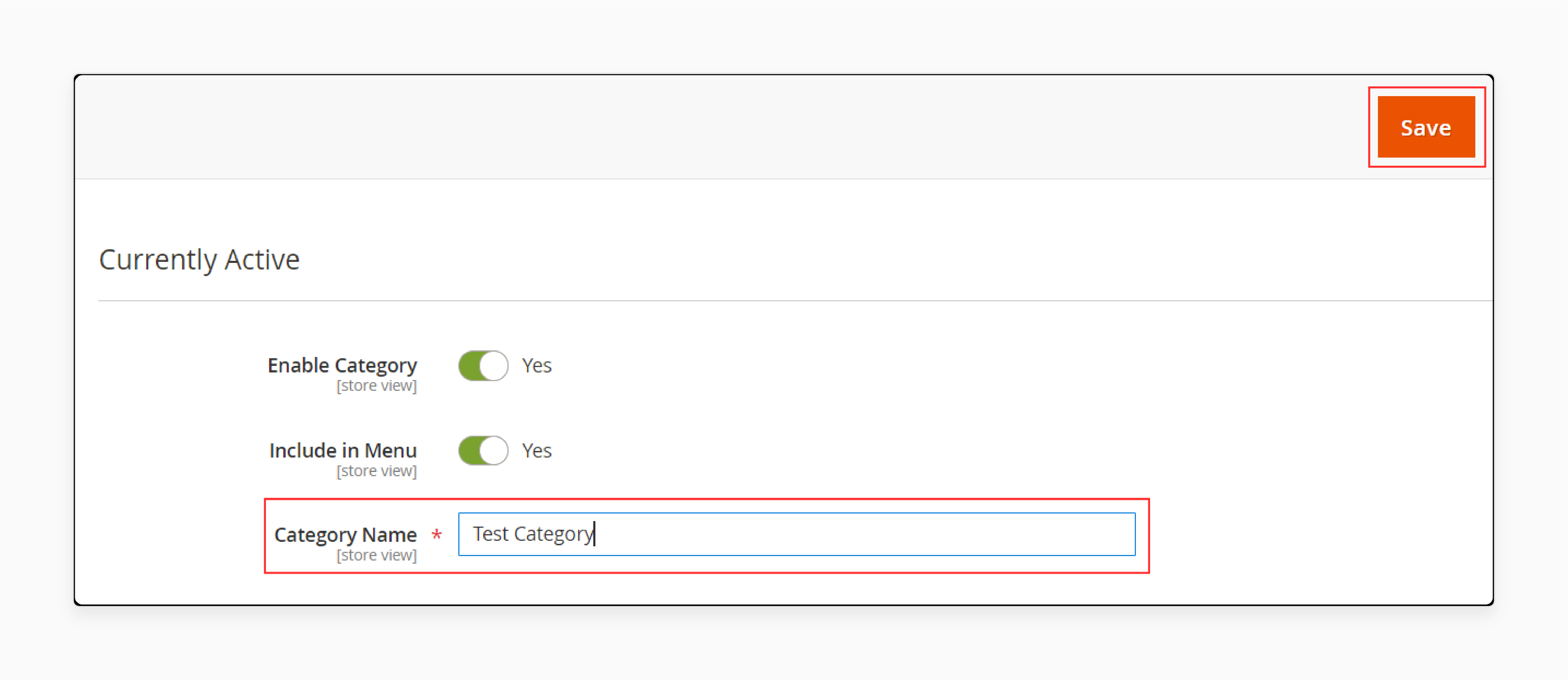 Test Category in Magento 2 Flat Catalog