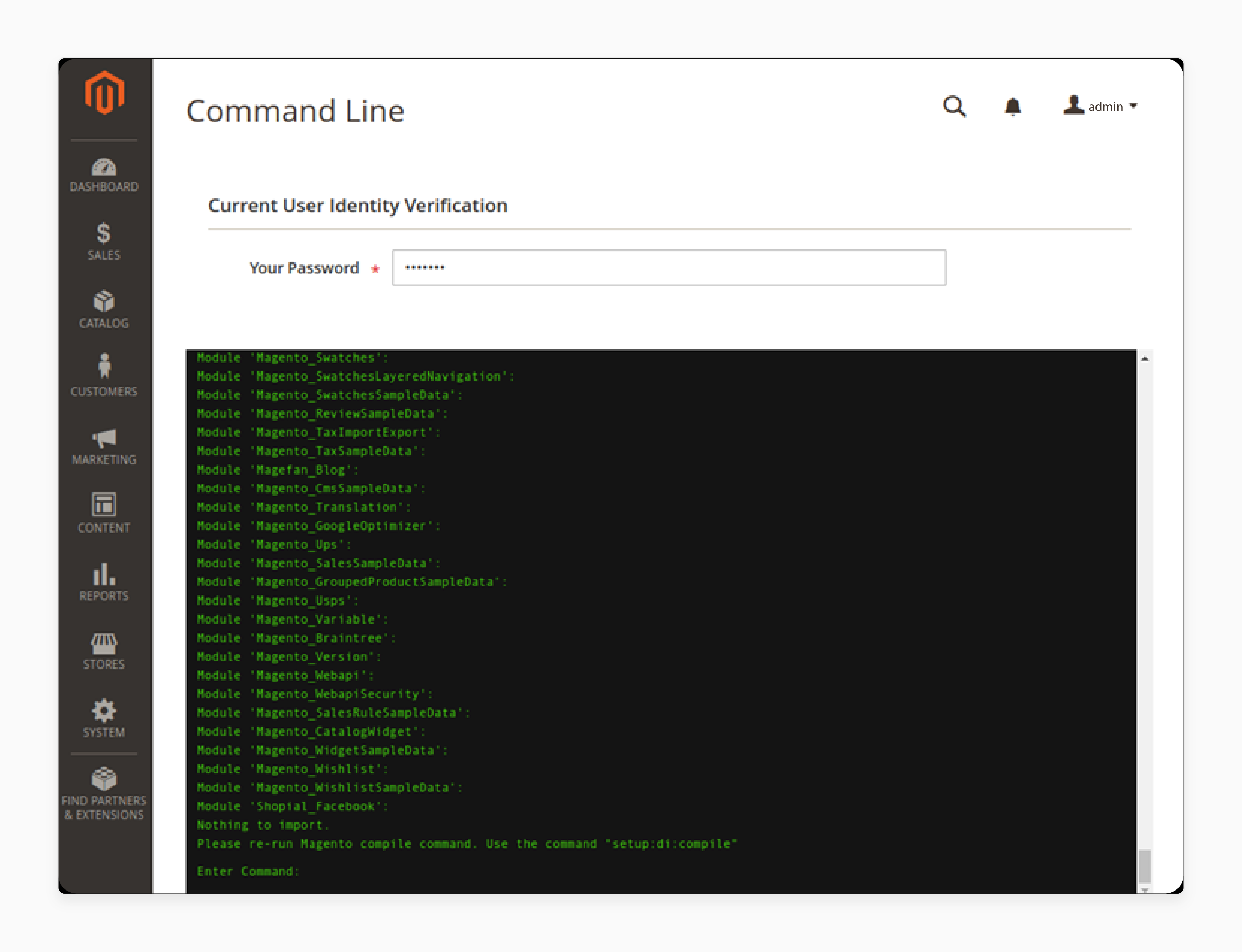 access your admin root directory to install the Magento 2 media gallery extension