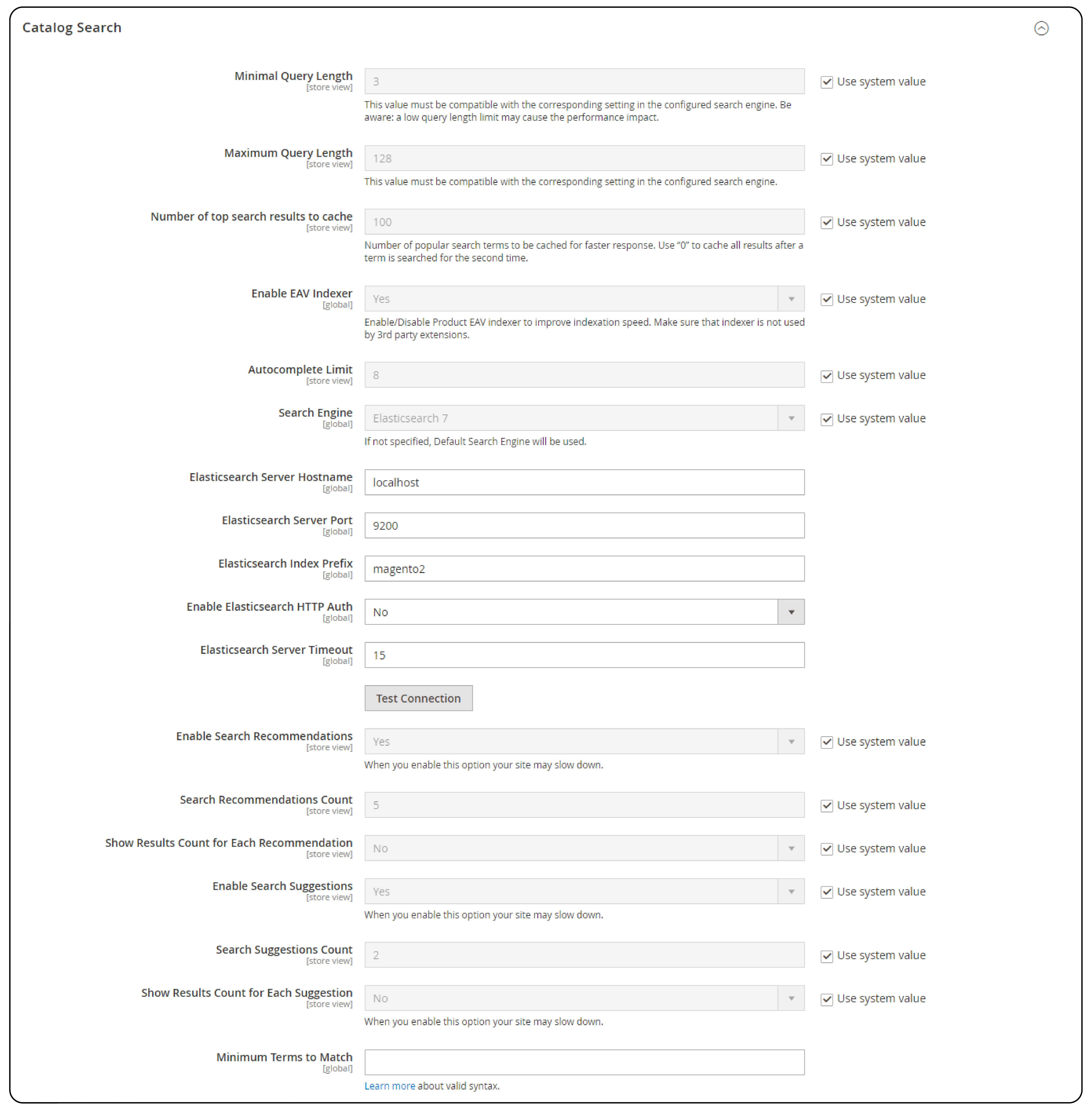 How to Configure Magento Search Engine-Catalog Search