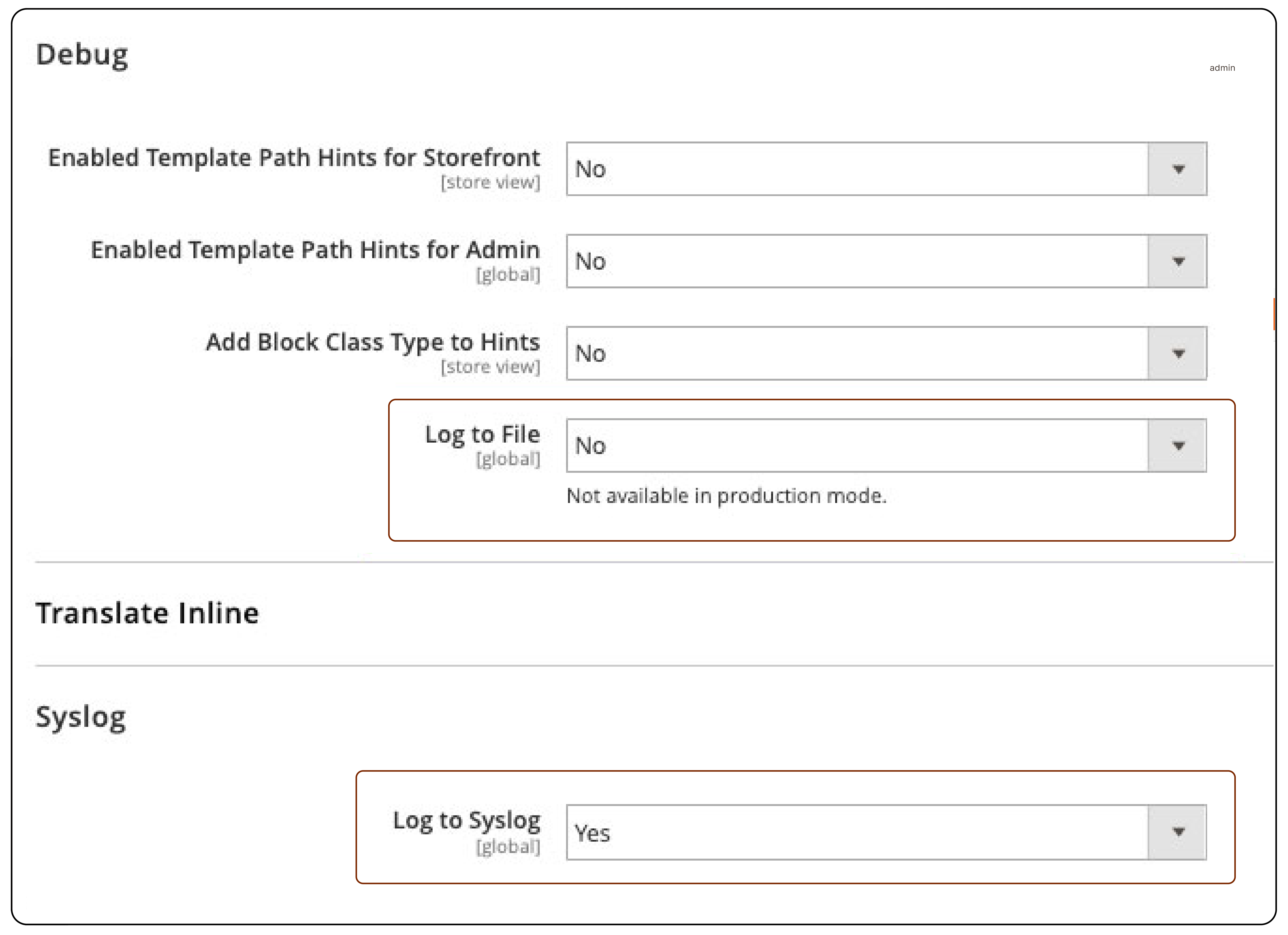 Steps to Enable Debug Log in Magento 2-Debug