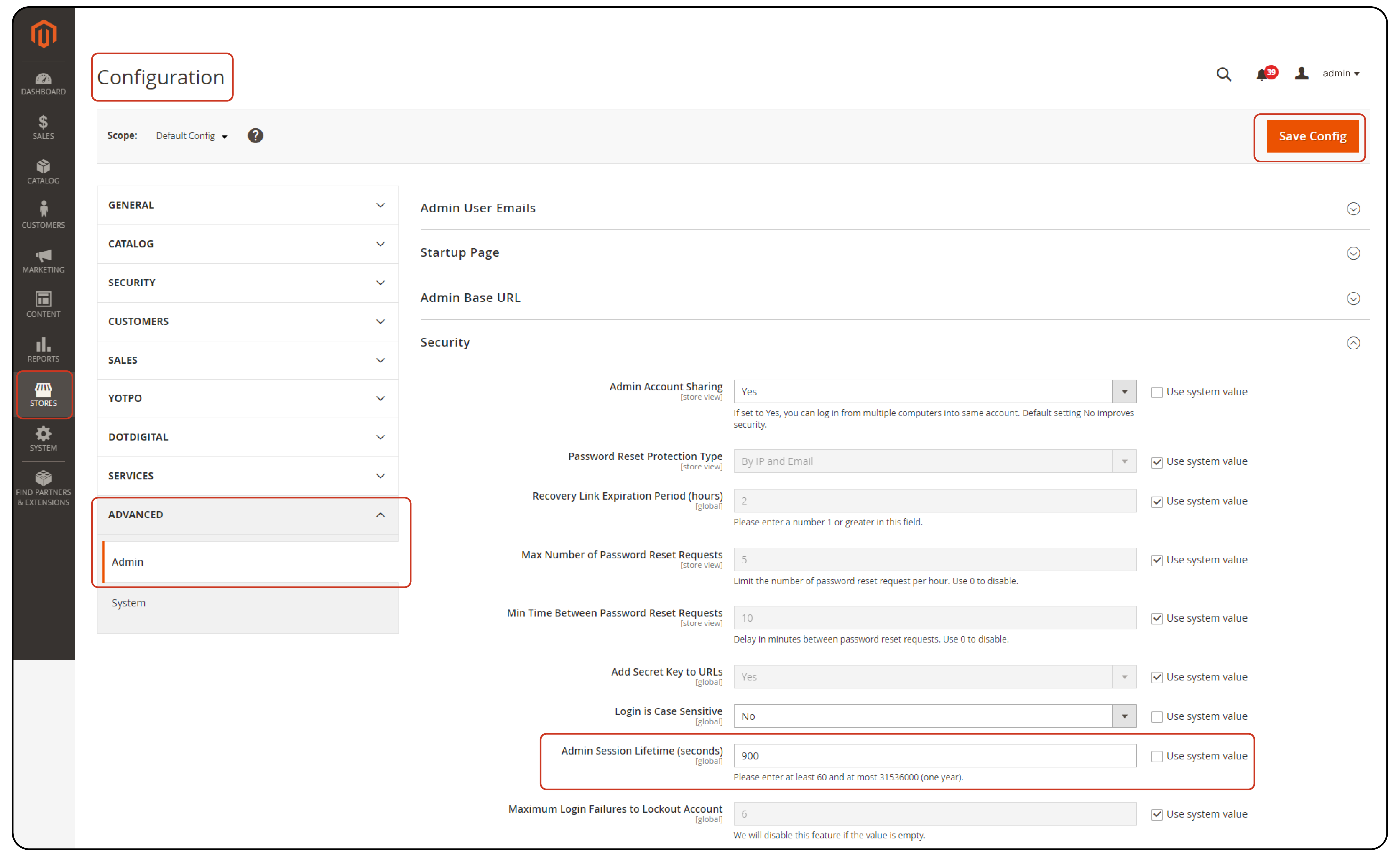 How Do You Configure Magento 2 Admin Session Lifetime 