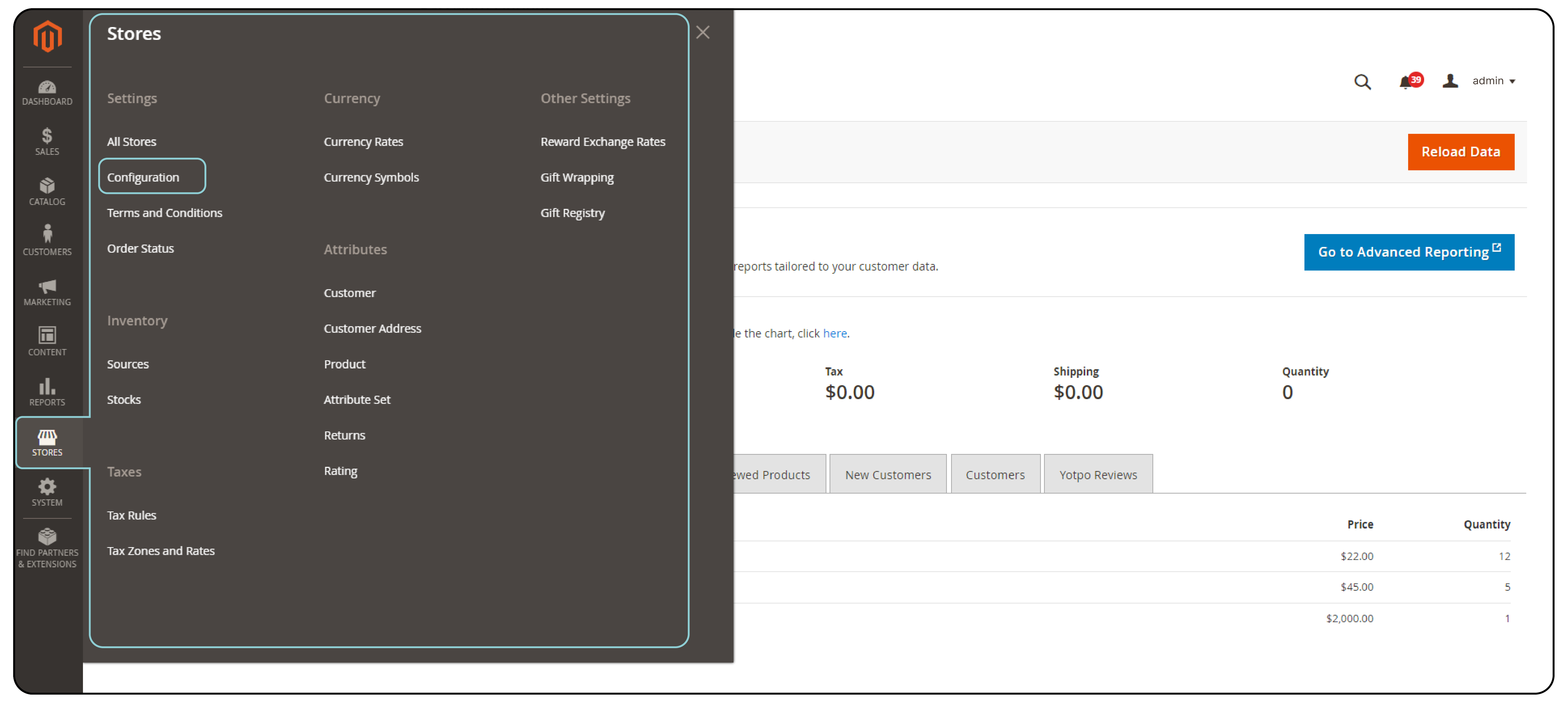 Accessing Magento 2 Admin Panel Configuration Settings for Telephone Validation