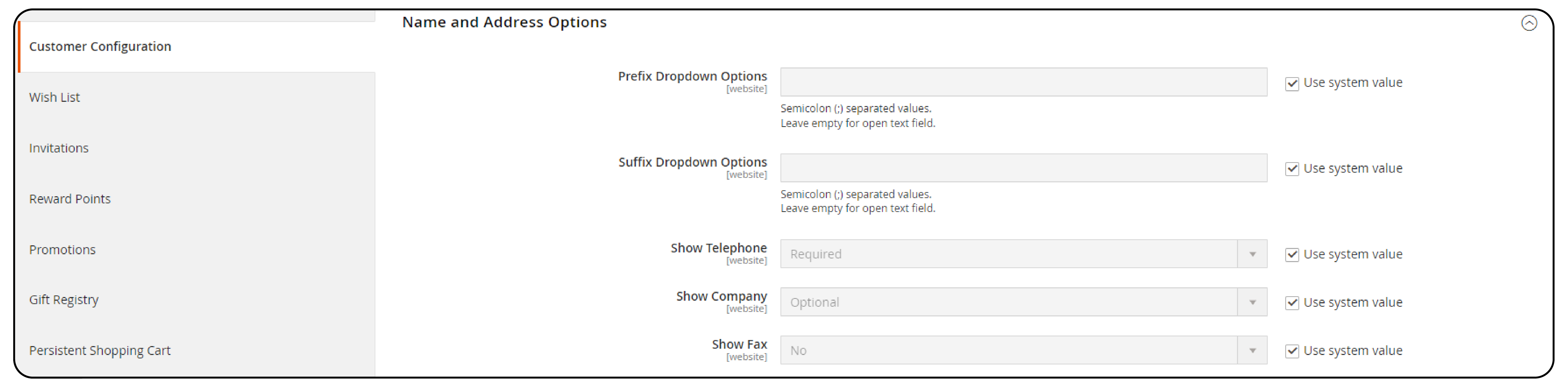 Adjusting Name and Address Options for Telephone Validation in Magento 2