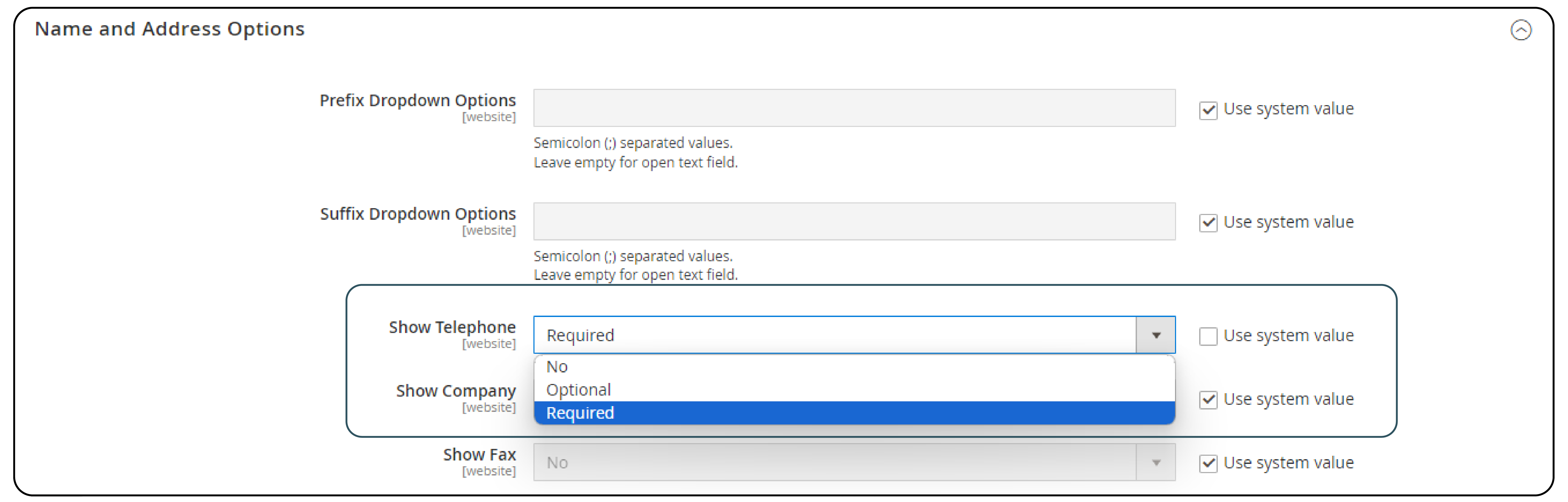 Setting Telephone Field Requirements in Magento 2 Registration Process