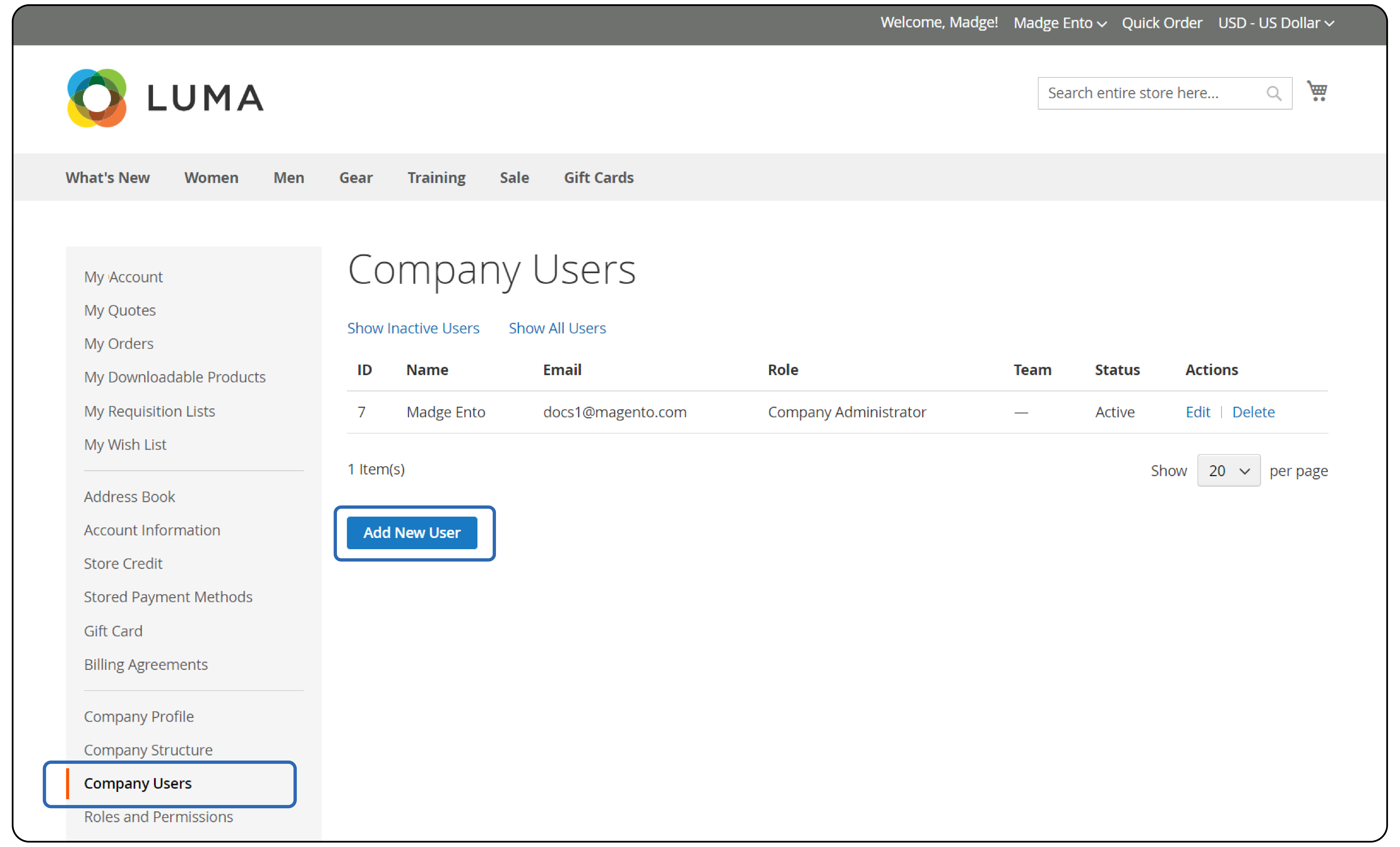 Steps to Configure Company User Settings in Magento 2-Add Company Users-2