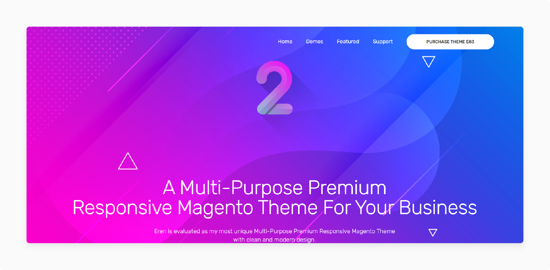 Eren Magento Web Hosting Theme