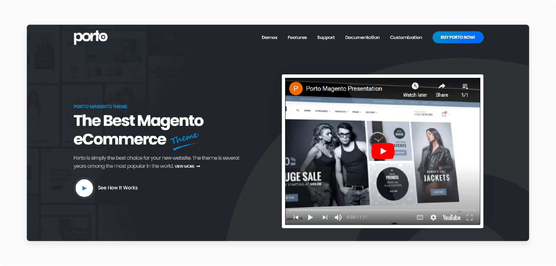 Porto Magento Web Hosting Theme