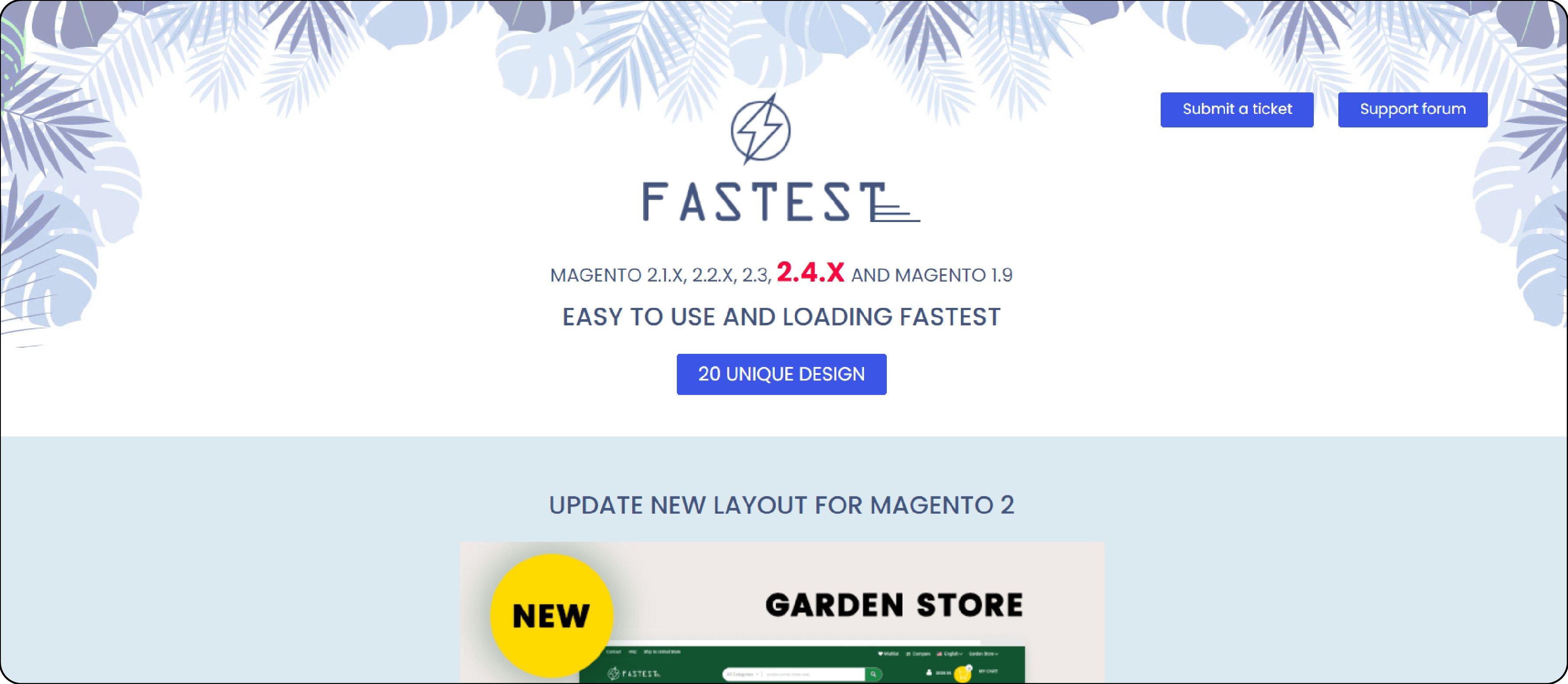 Fastest Magento Web Hosting Theme