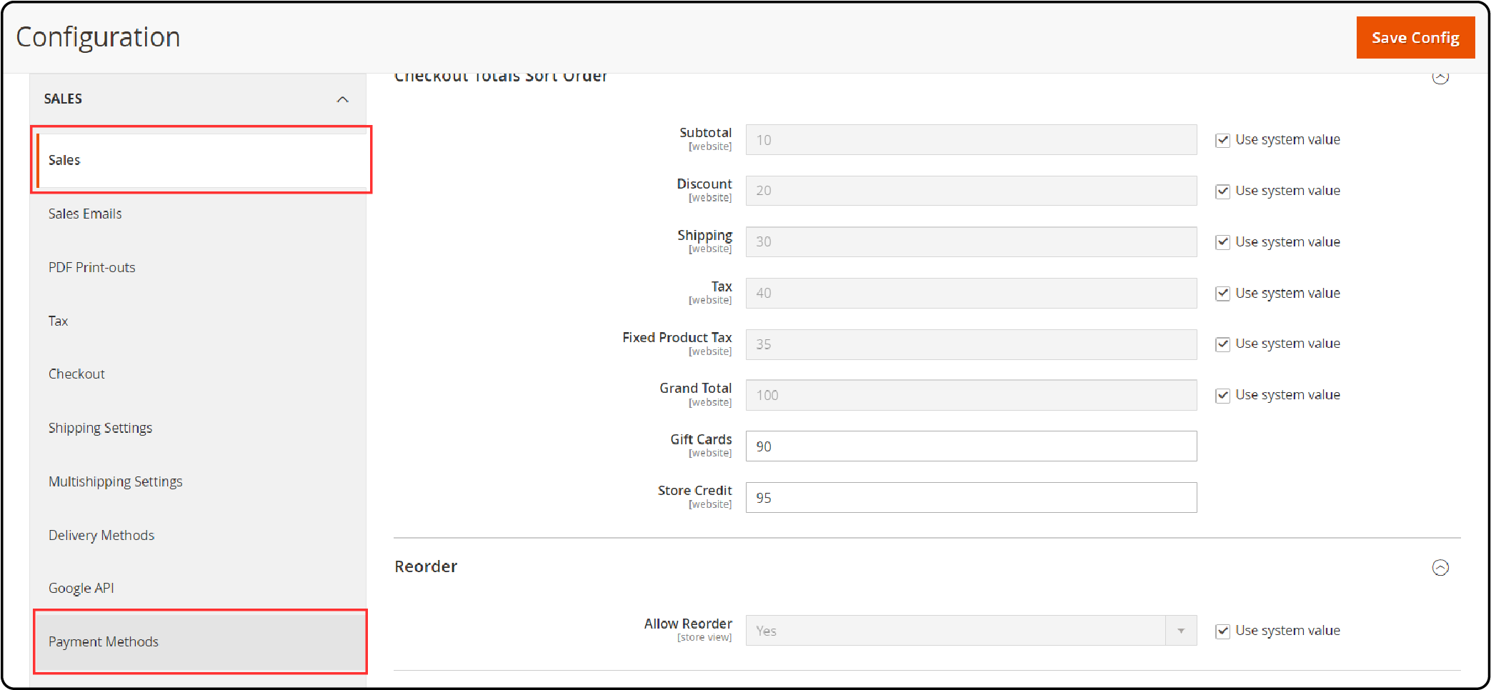 Payment Methods in Magento Signifyd