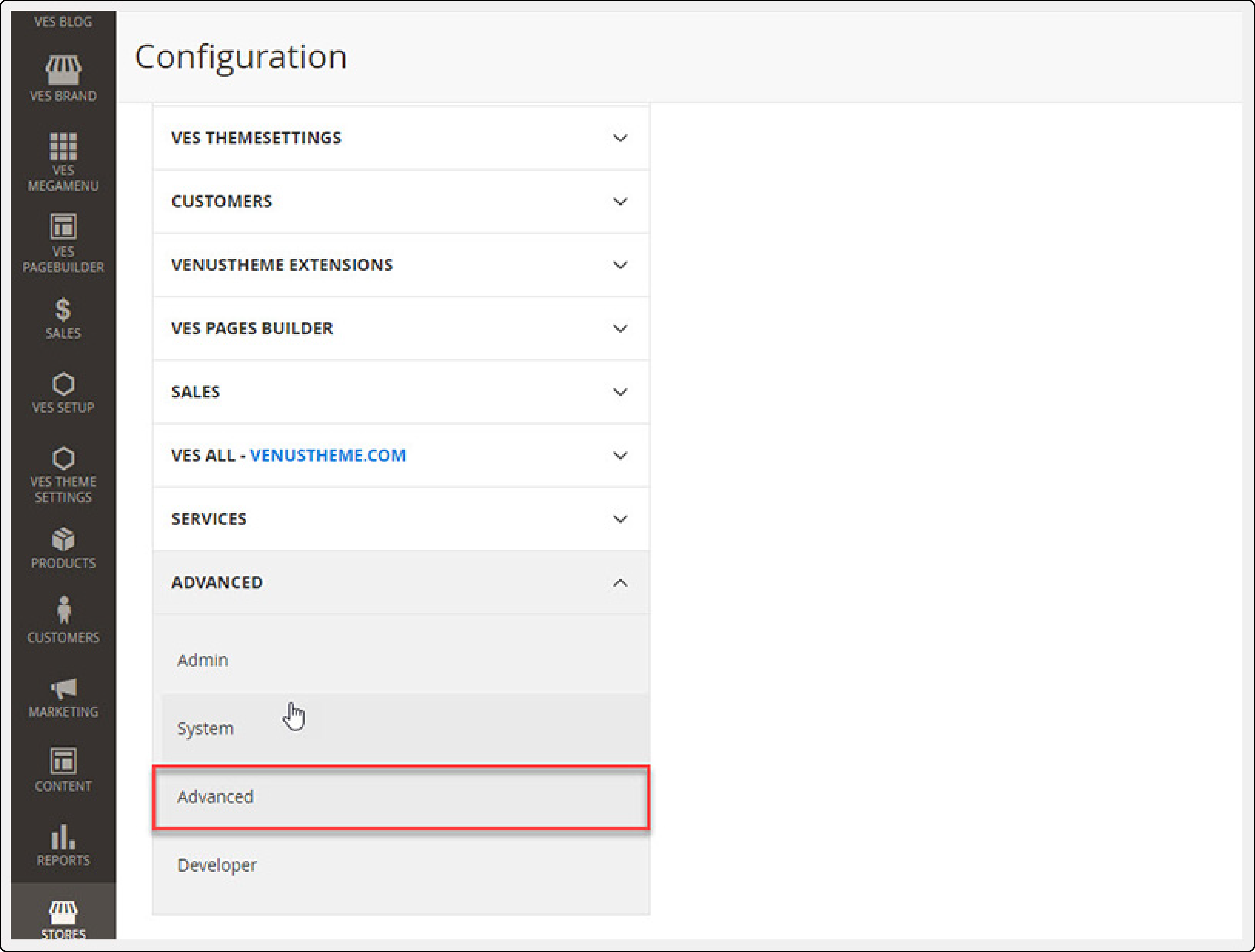 Advanced Section in Magento Admin Notification Setup