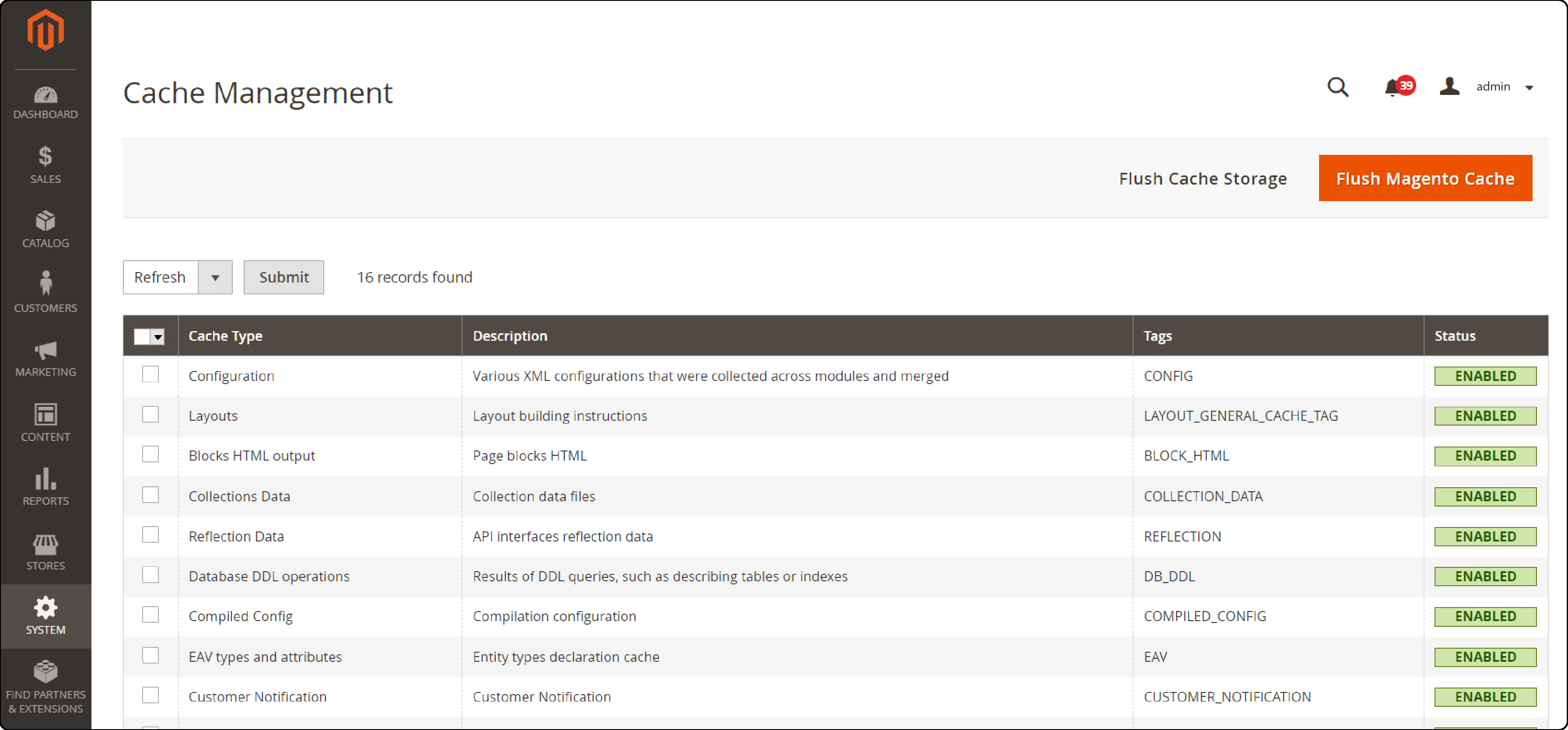 Clearing Cache for Disabling Magento Admin Notification