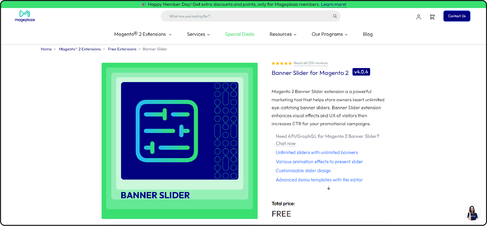 Magento 2 Banner Slider Extension by Mageplaza