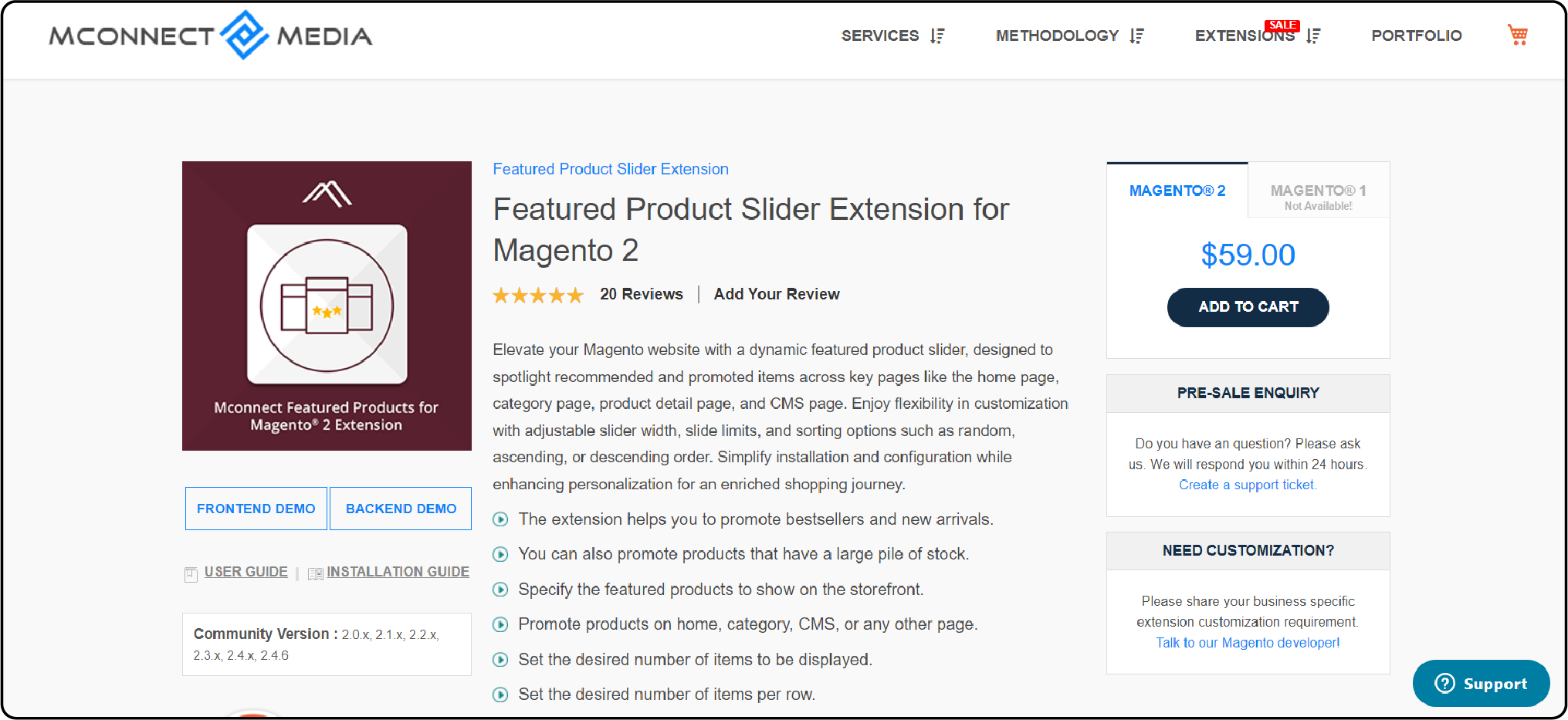 Magento 2 Featured Product Slider Extension by M- Connect Media