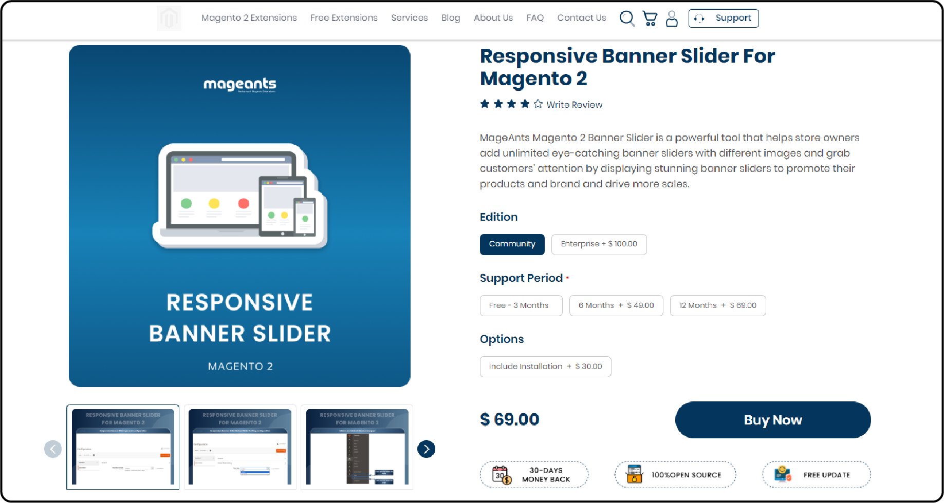 Magento 2 Banner Slider Extension by Mageants