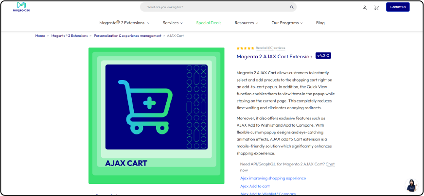 Mageplaza Ajax Cart