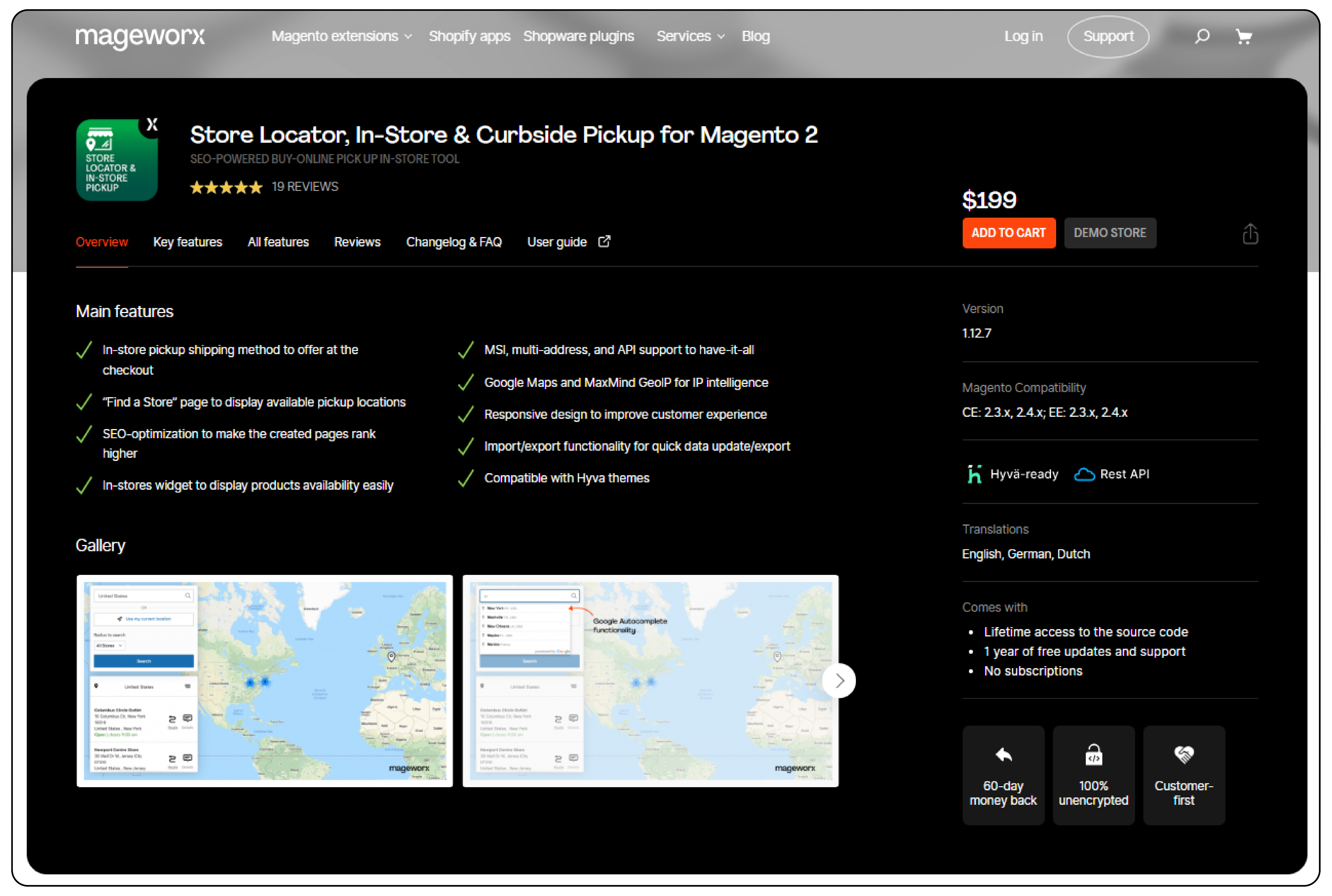 Mageworx Store Locator for Magento 2