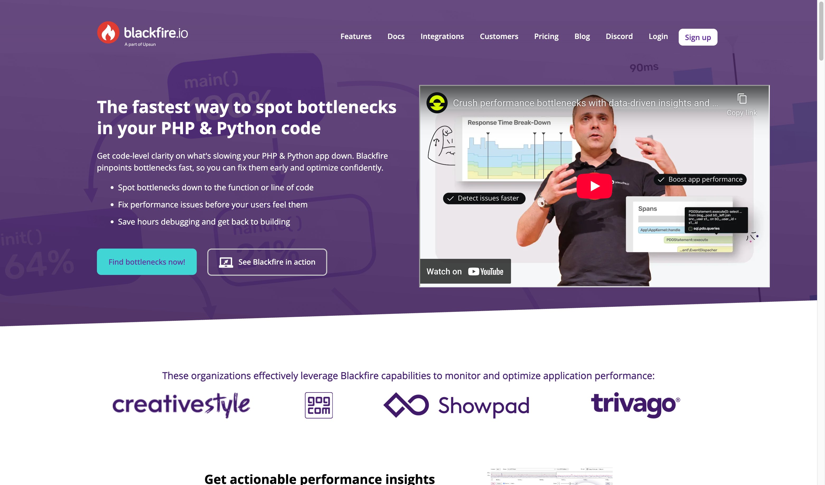 Blackfire PHP Profiler for Magento