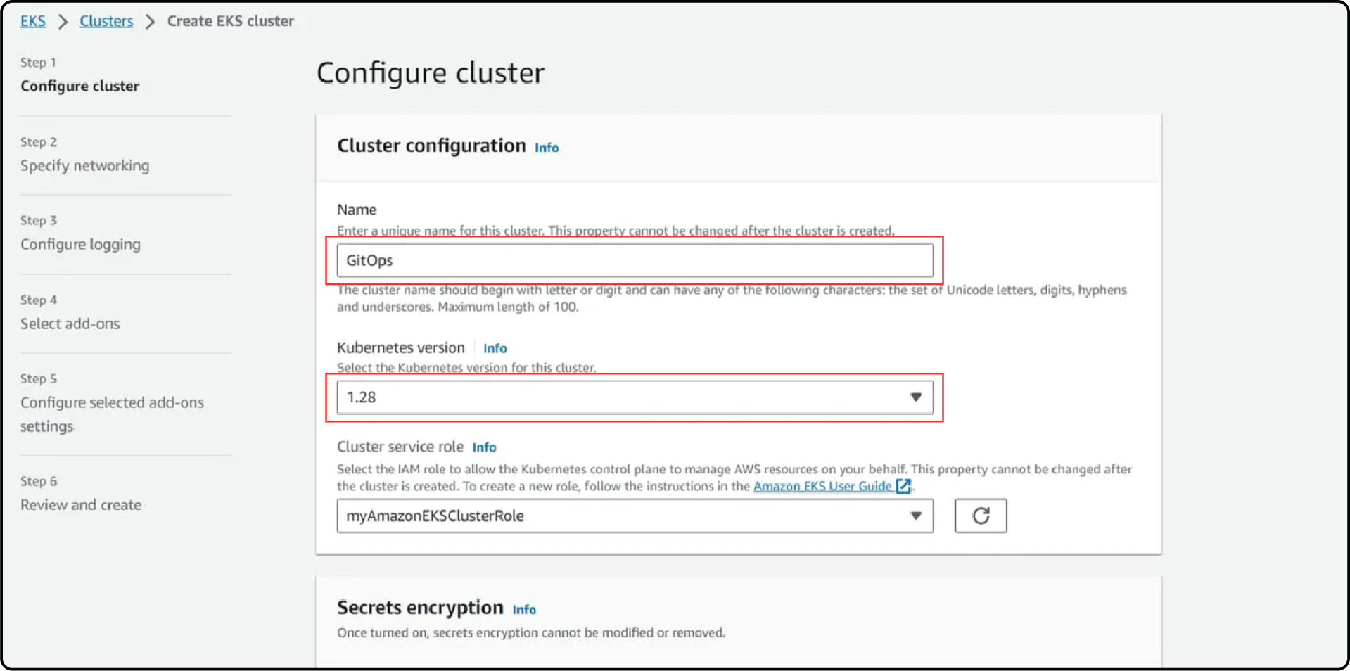Create a Cluster