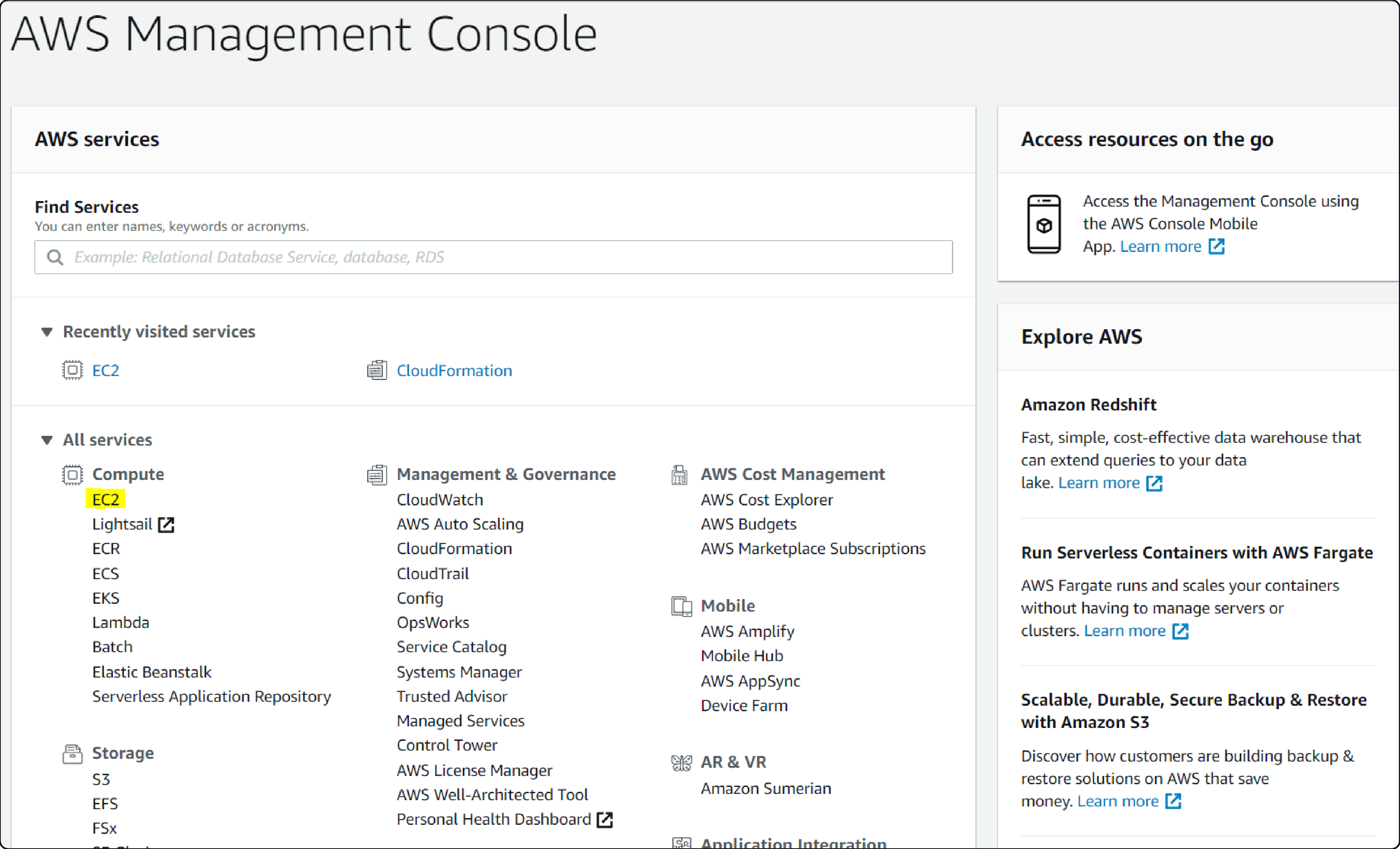 AWS Marketplace Magento Choose EC2 Instance AWS Management Console