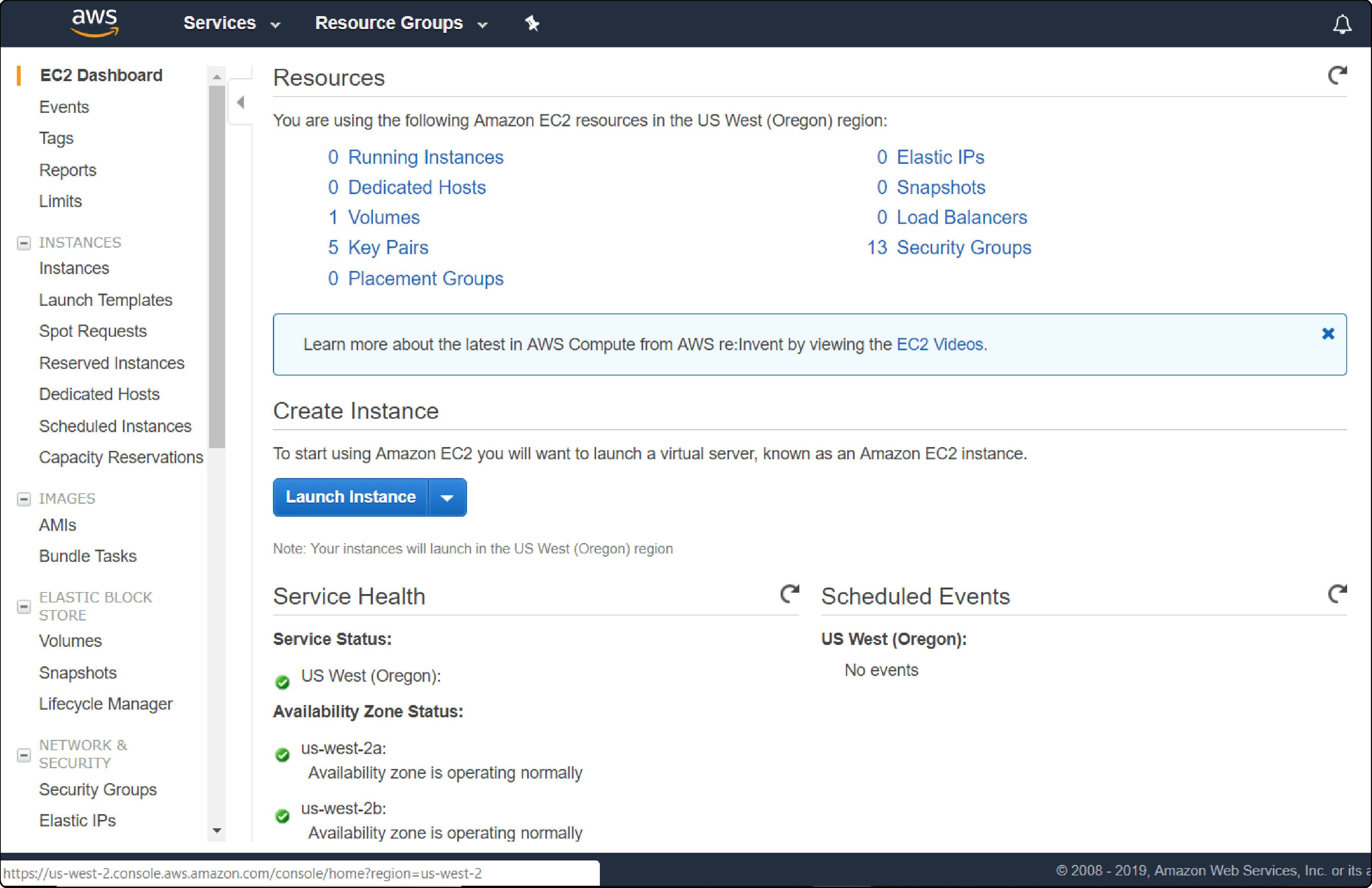 AWS Marketplace Magento Choose EC2 Instance Click Launch Instance