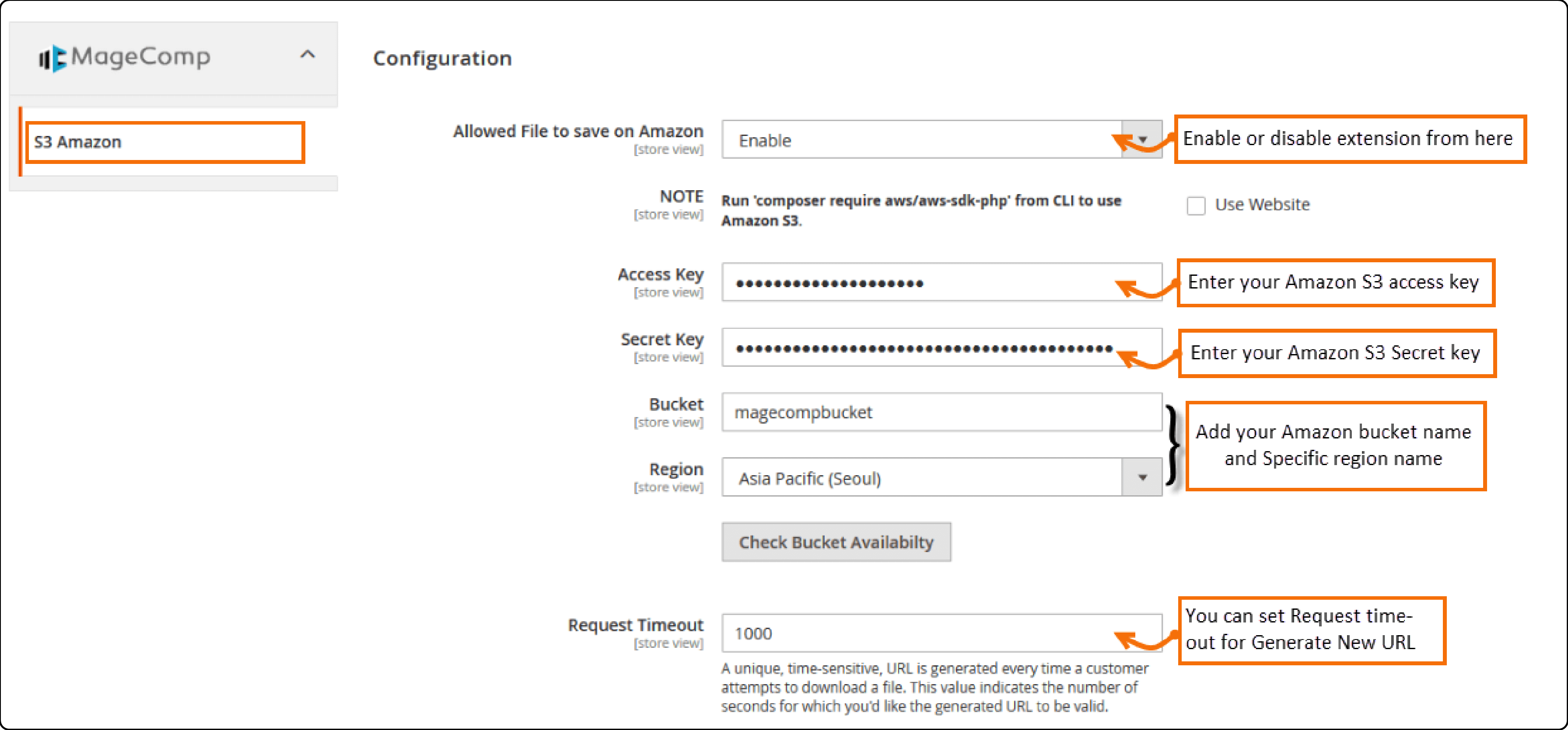 Configure Magento to Use S3